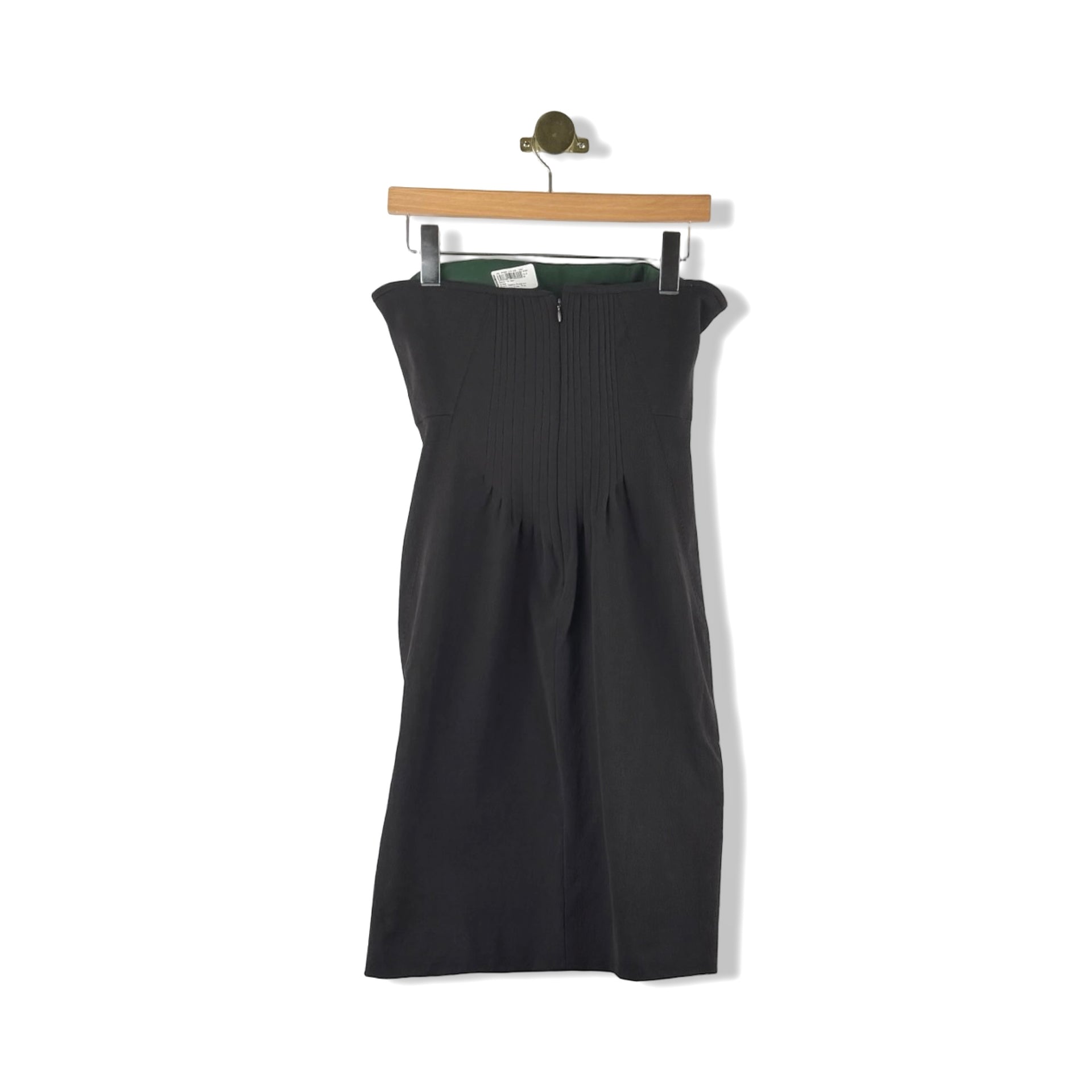 Zac Posen Pebble Grossgrain Strapless Dress