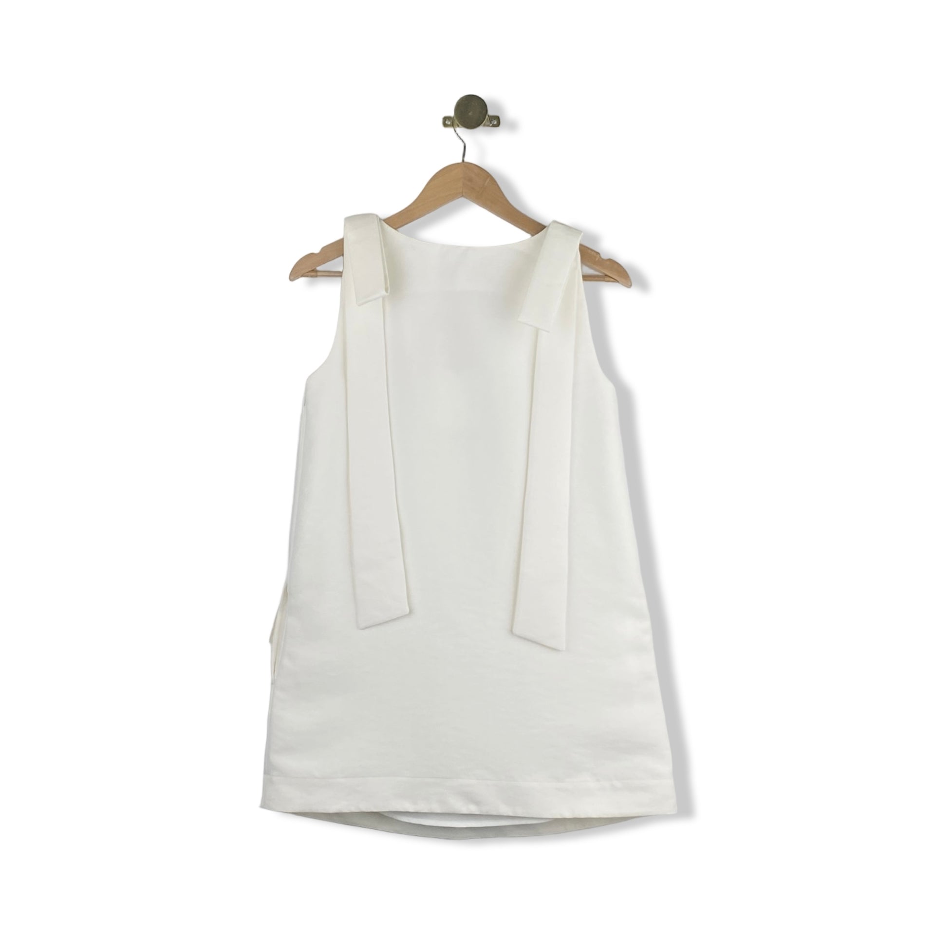 ALIGNE Fern Bow Satin Mini Dress