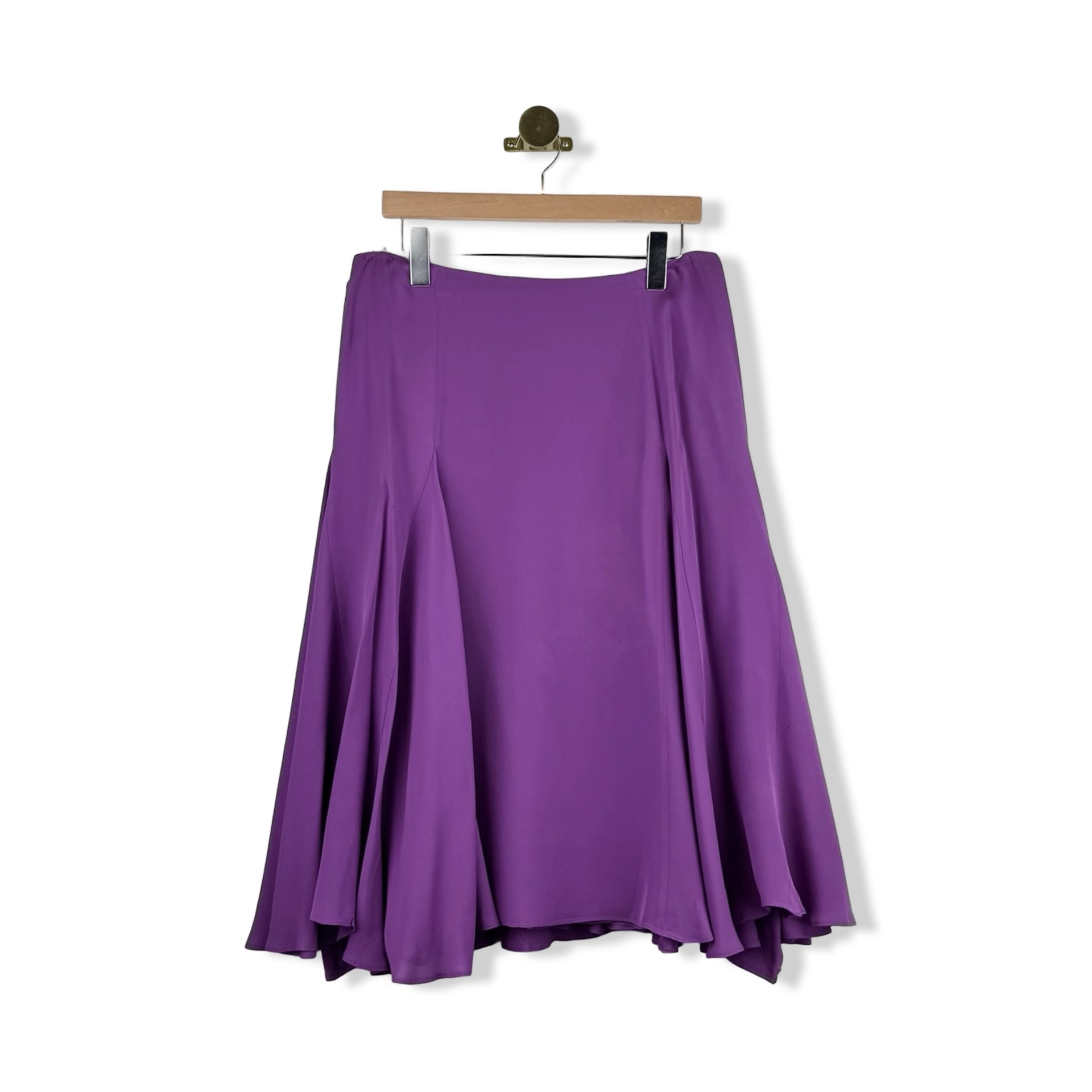 Vintage Jade Flare Skirt