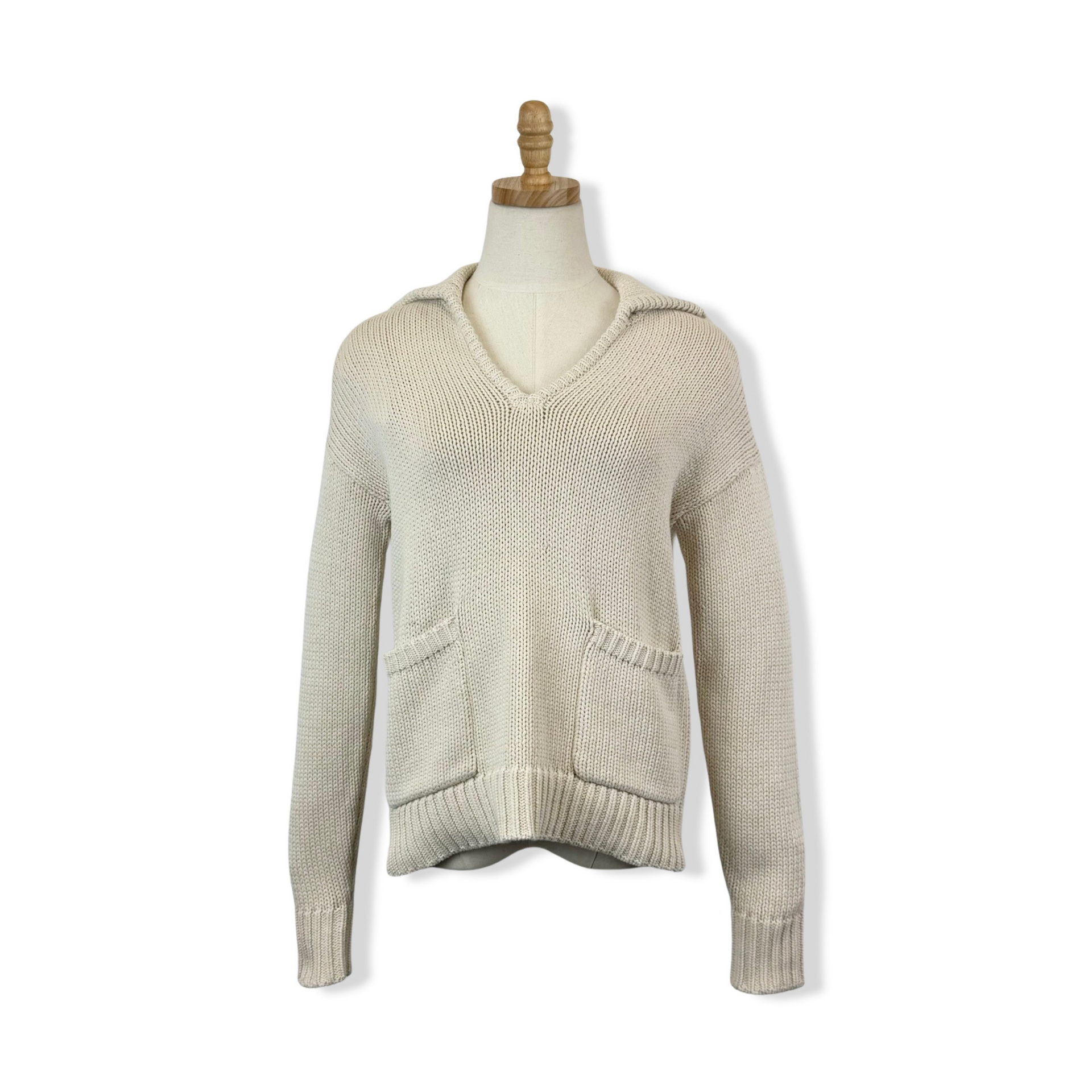 Elliott Lauren V-Neck Knit Sweater