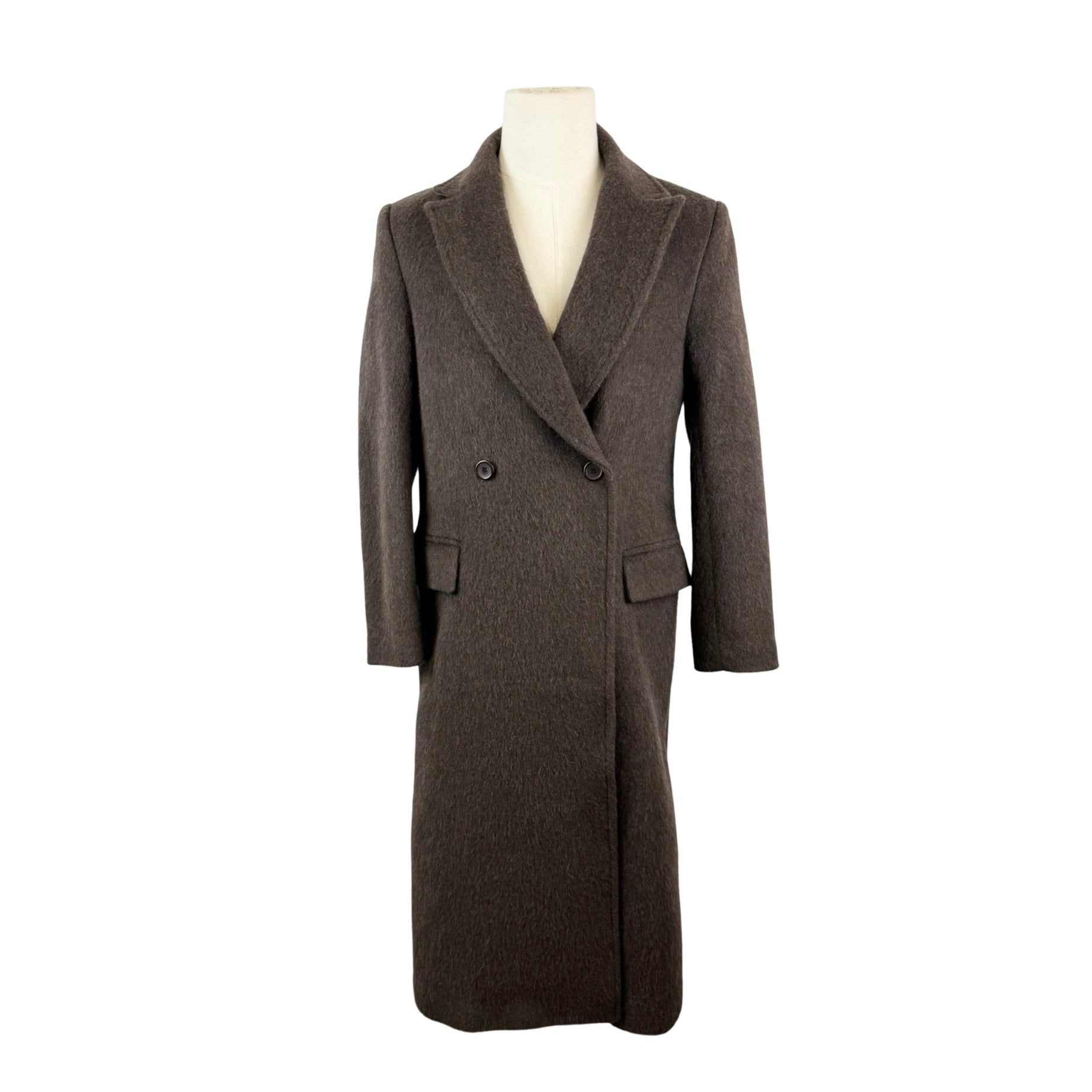 H&M Double Breasted Wool-Blend Coat