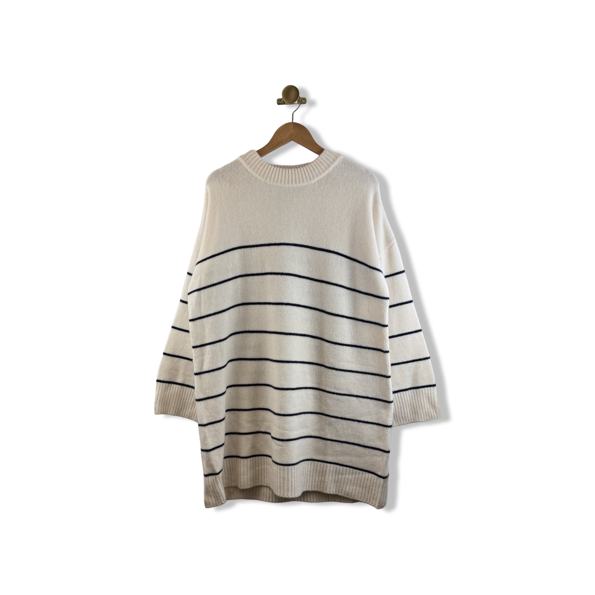 La Ligne Striped Oversized Sweater Dress