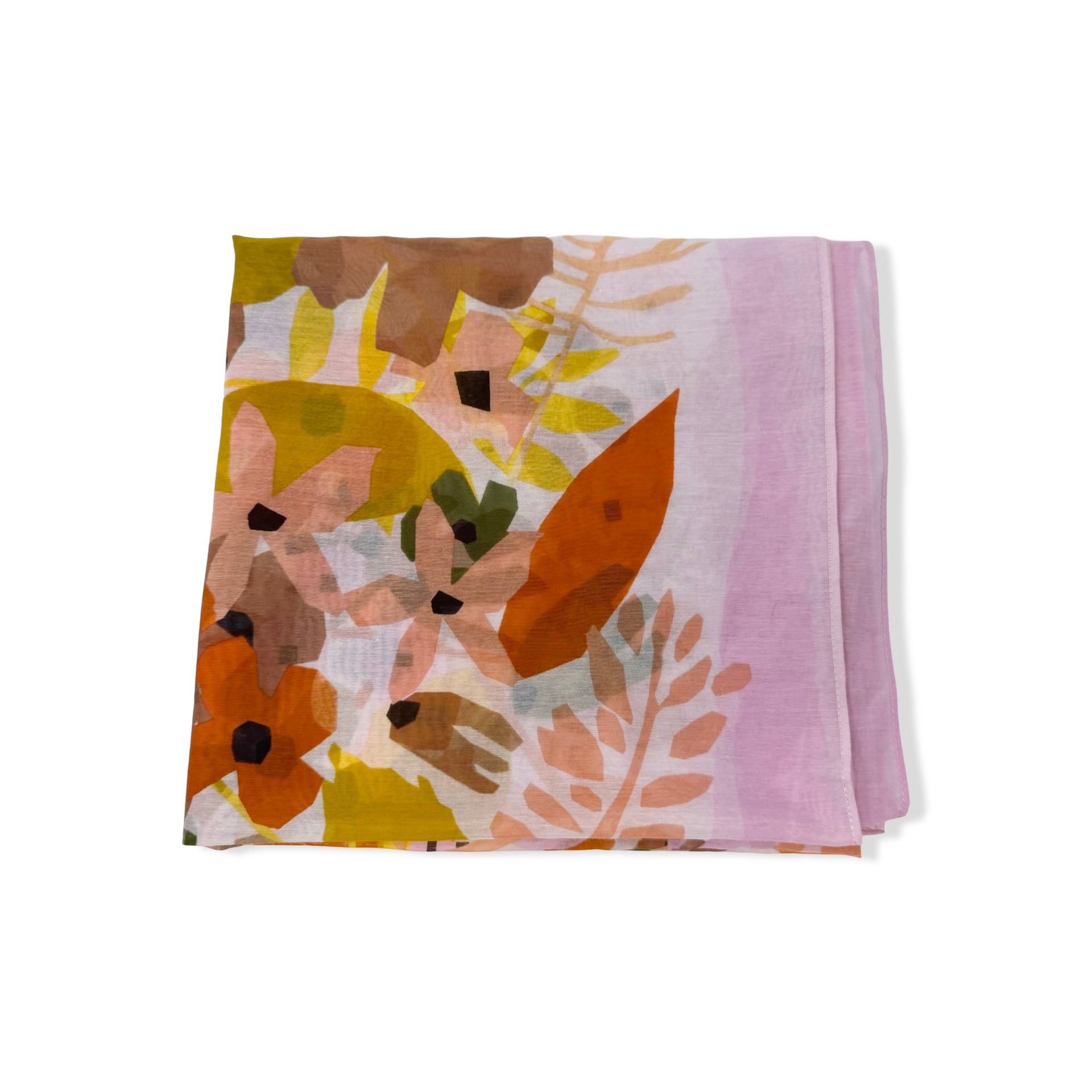 Fraas Oversized Floral Square Scarf