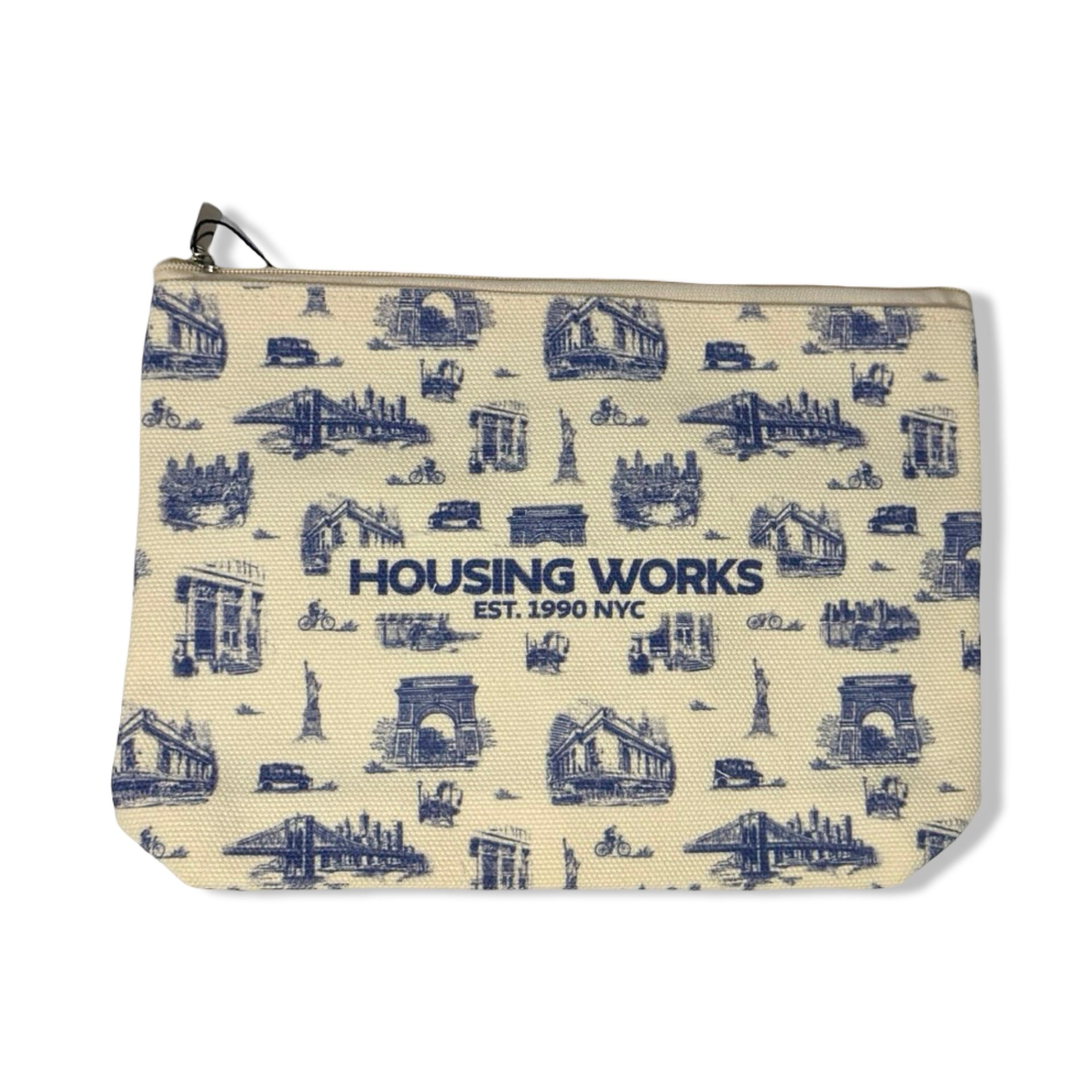 Housing Works NYC Toile Pouch