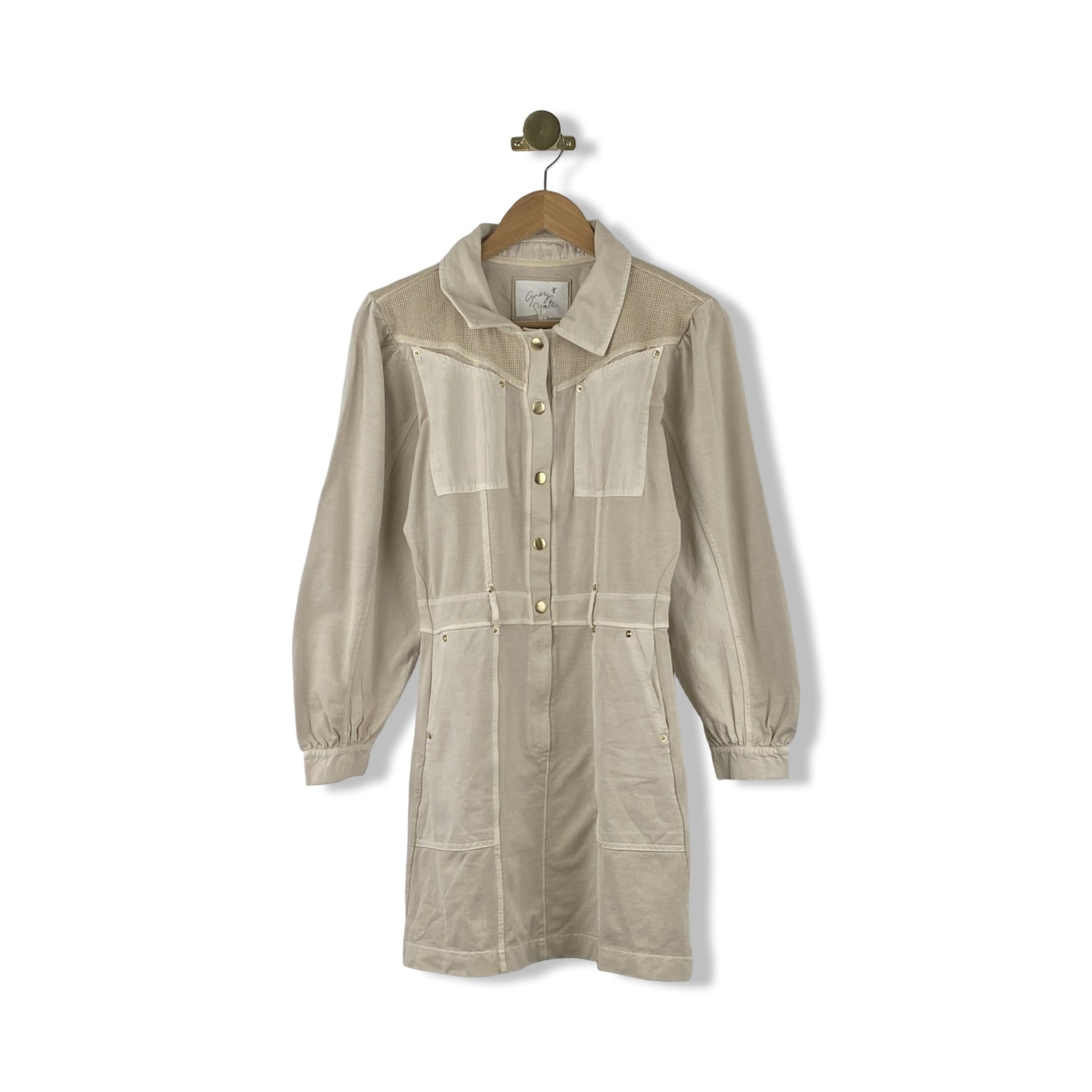 Grey State Washed Indya Dress