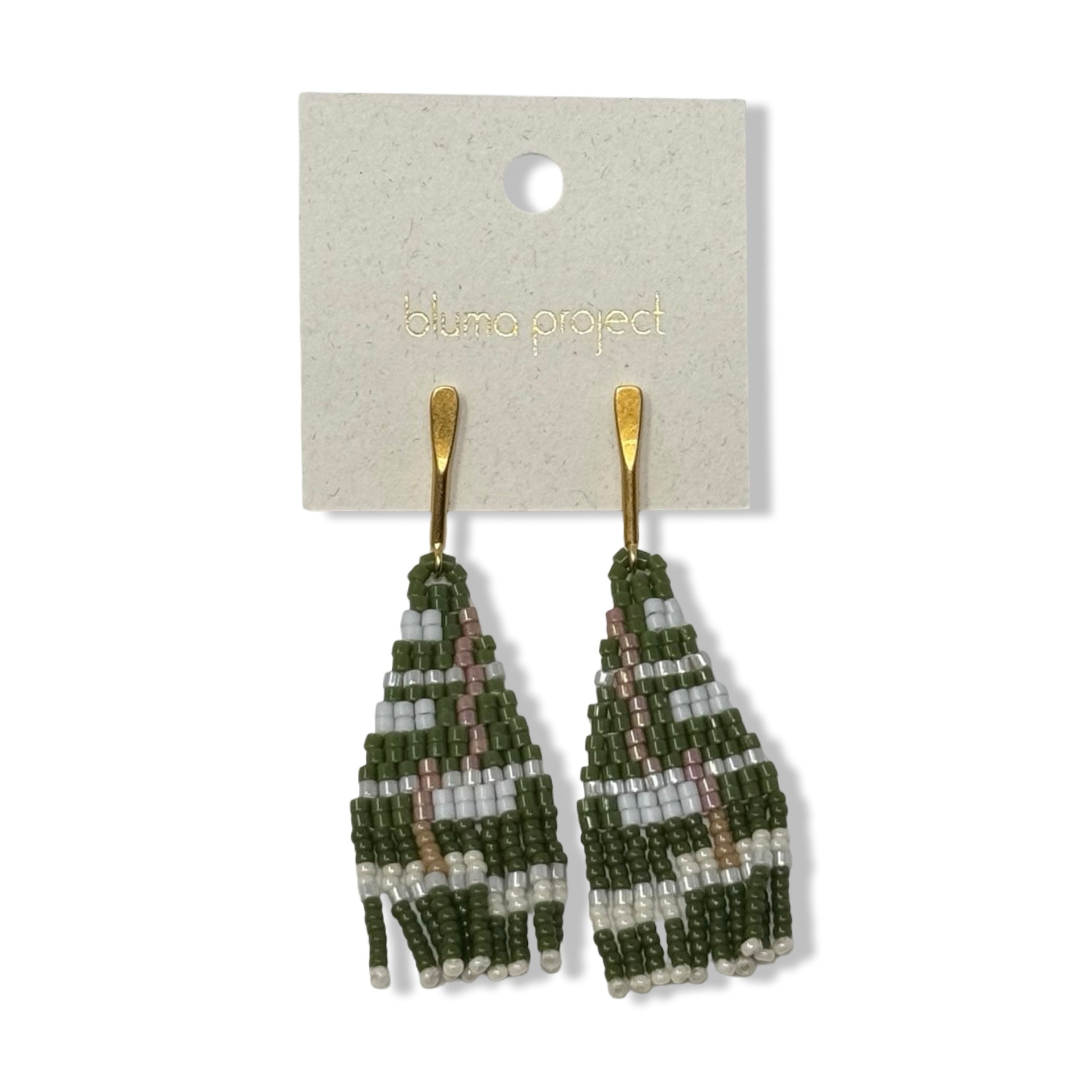 Bluma Project Flat Bead Earring