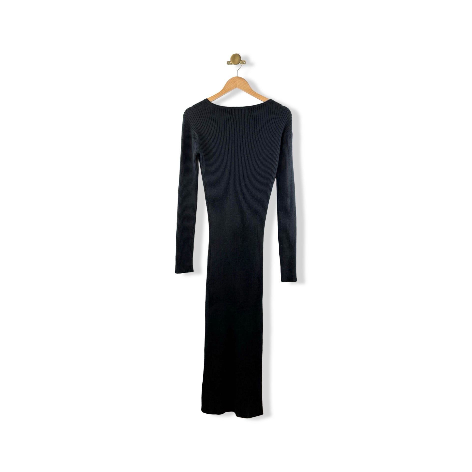 La Ligne Cashmere Ribbed Maxi Dress