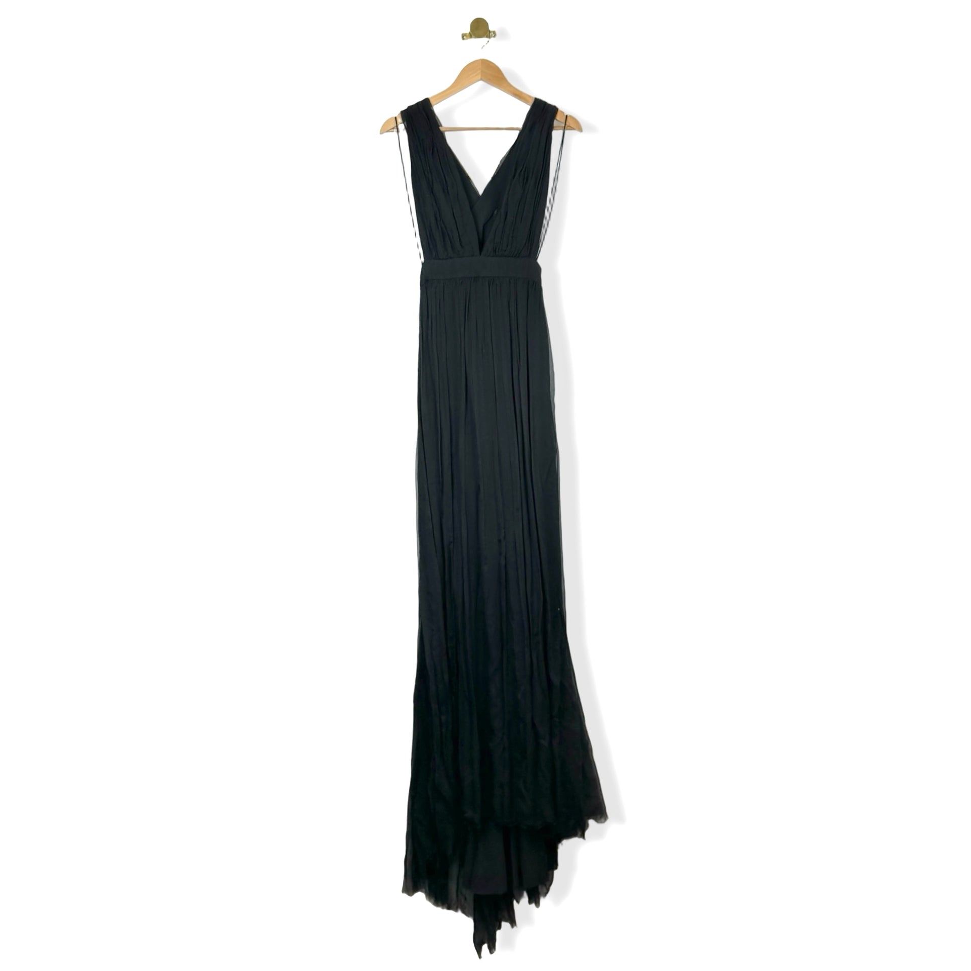 Zac Posen Chiffon Column Dress