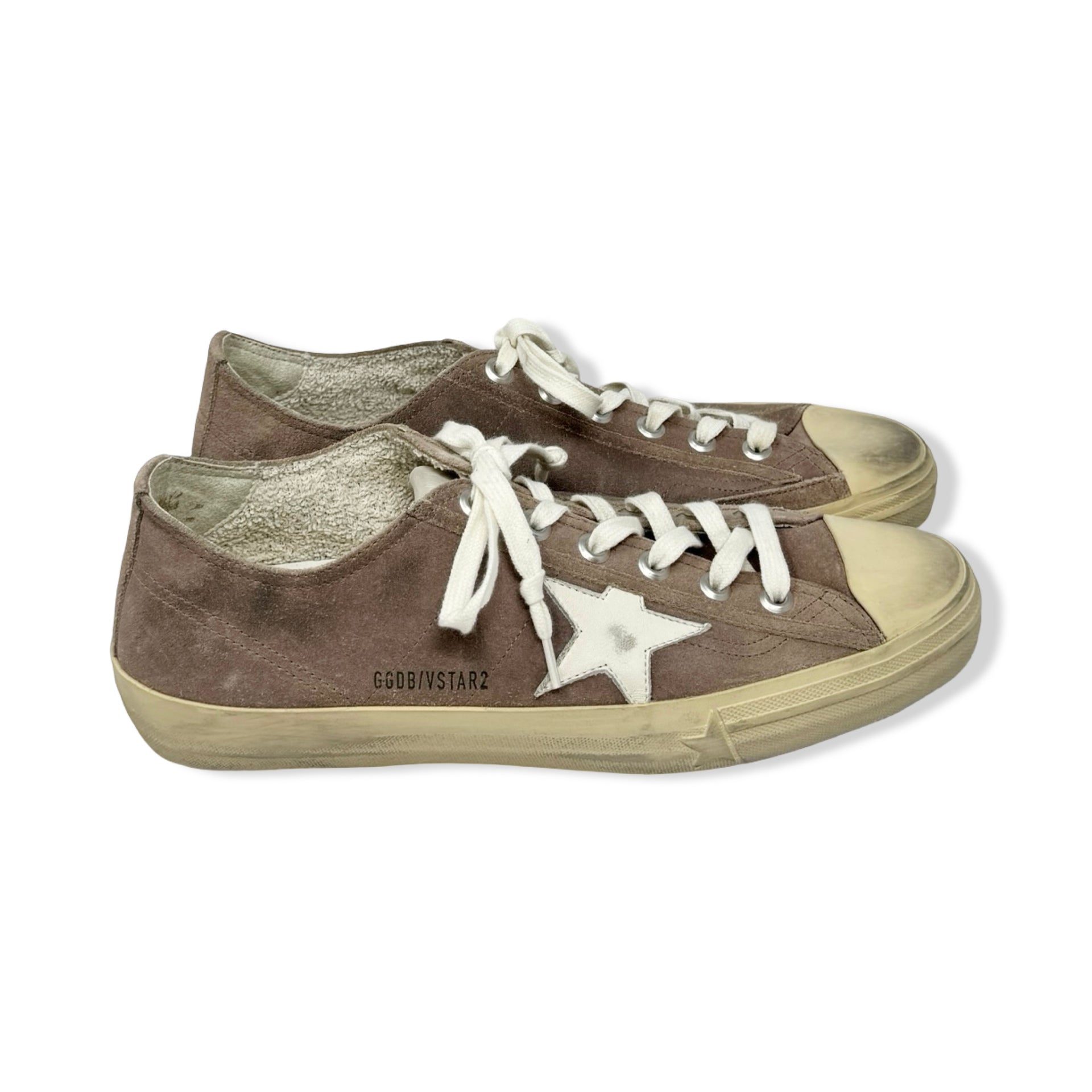 Golden Goose V Star Suede Sneakers