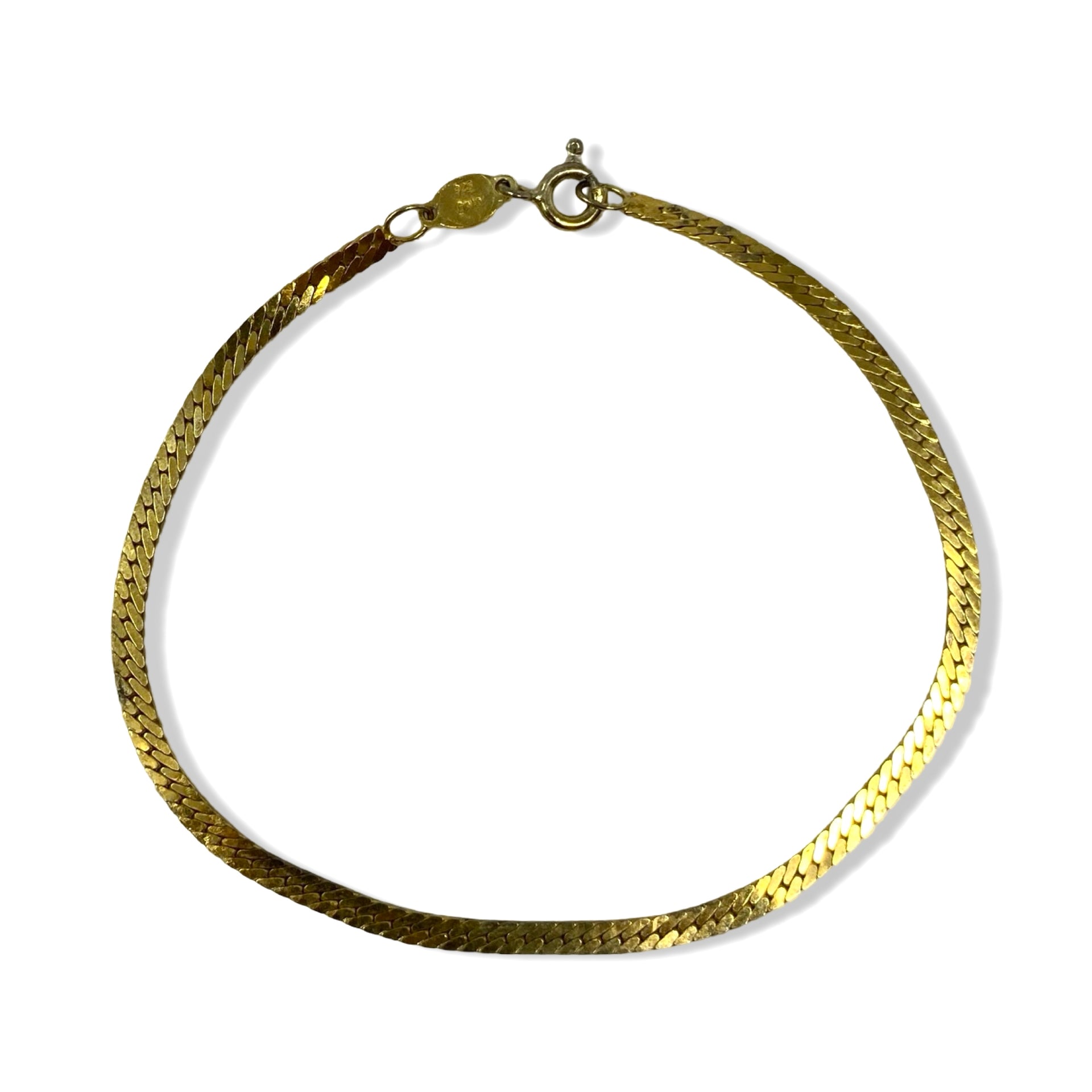 Gold Plated 925 Sterling Chain Bracelet