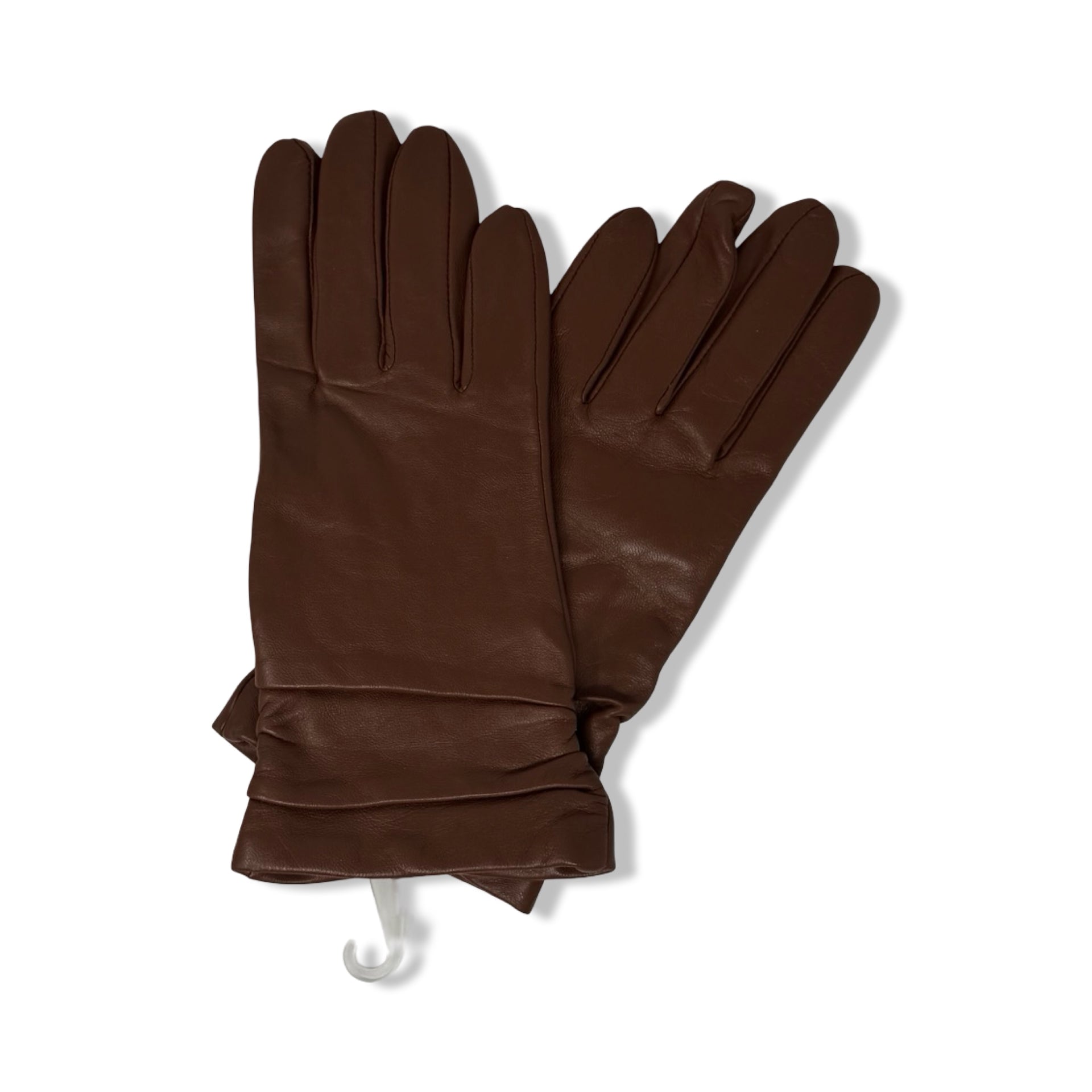 Belk Ruched Leather Gloves