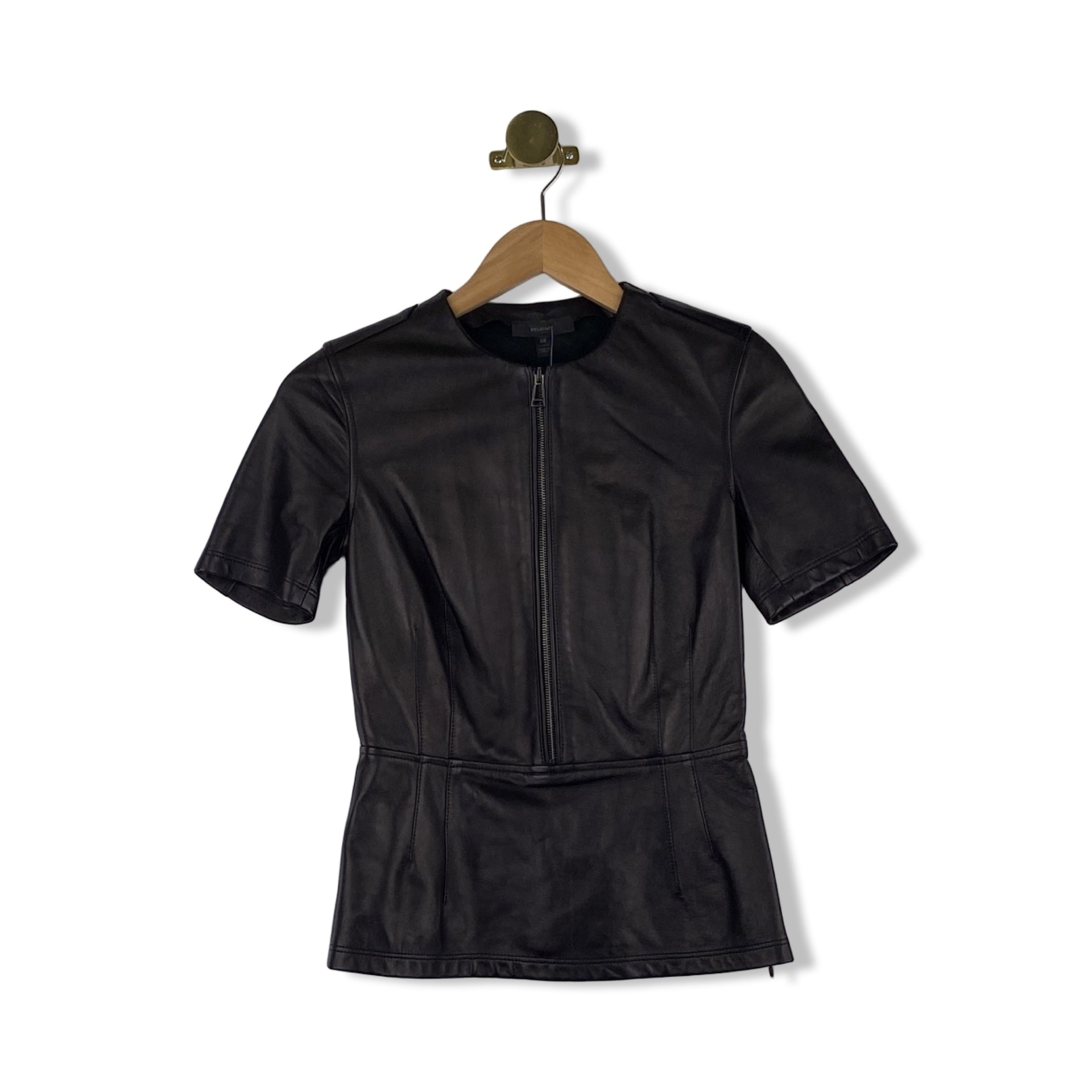Belstaff Fitted Leather Top