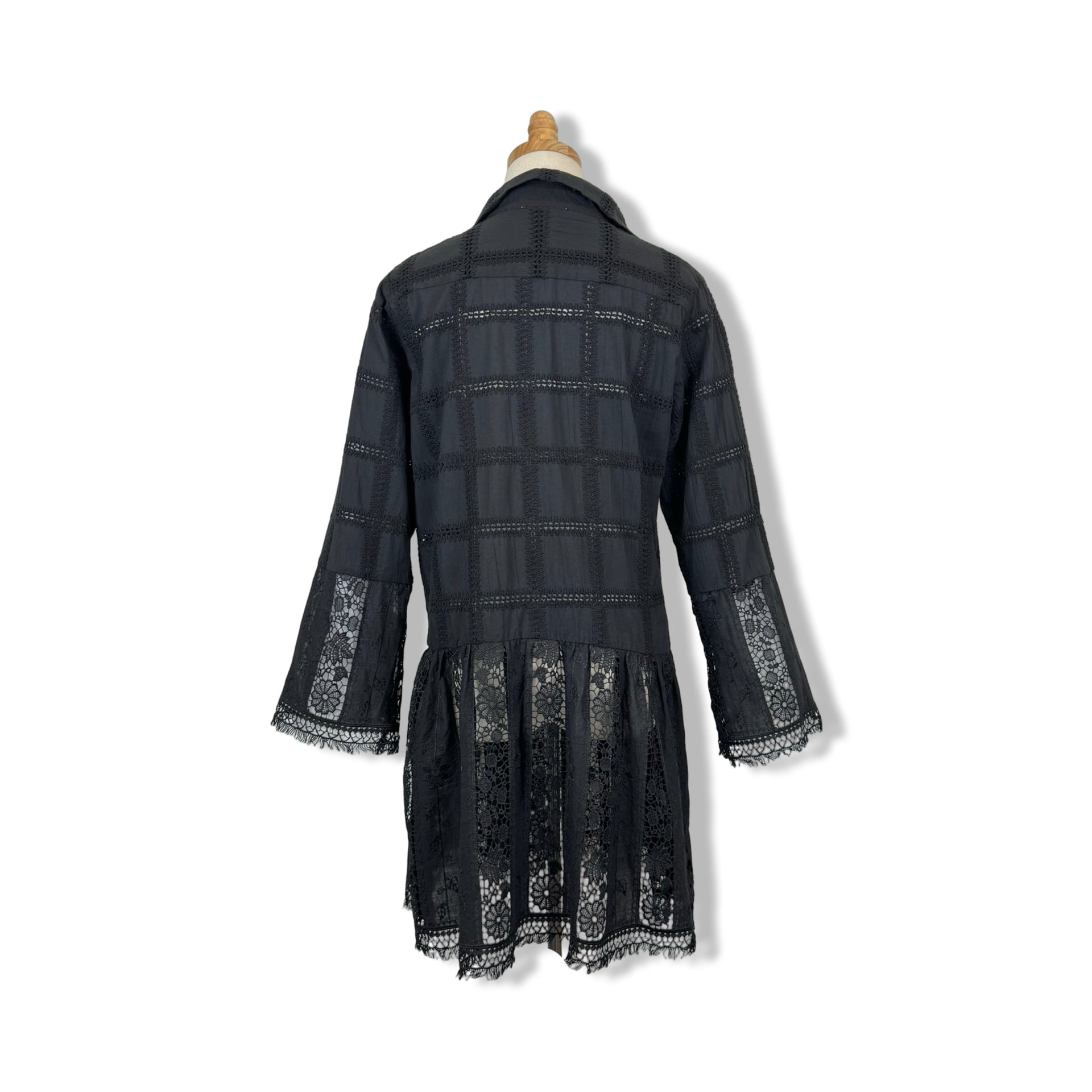 Heartloom Eyelet Long Sleeve Mini Dress