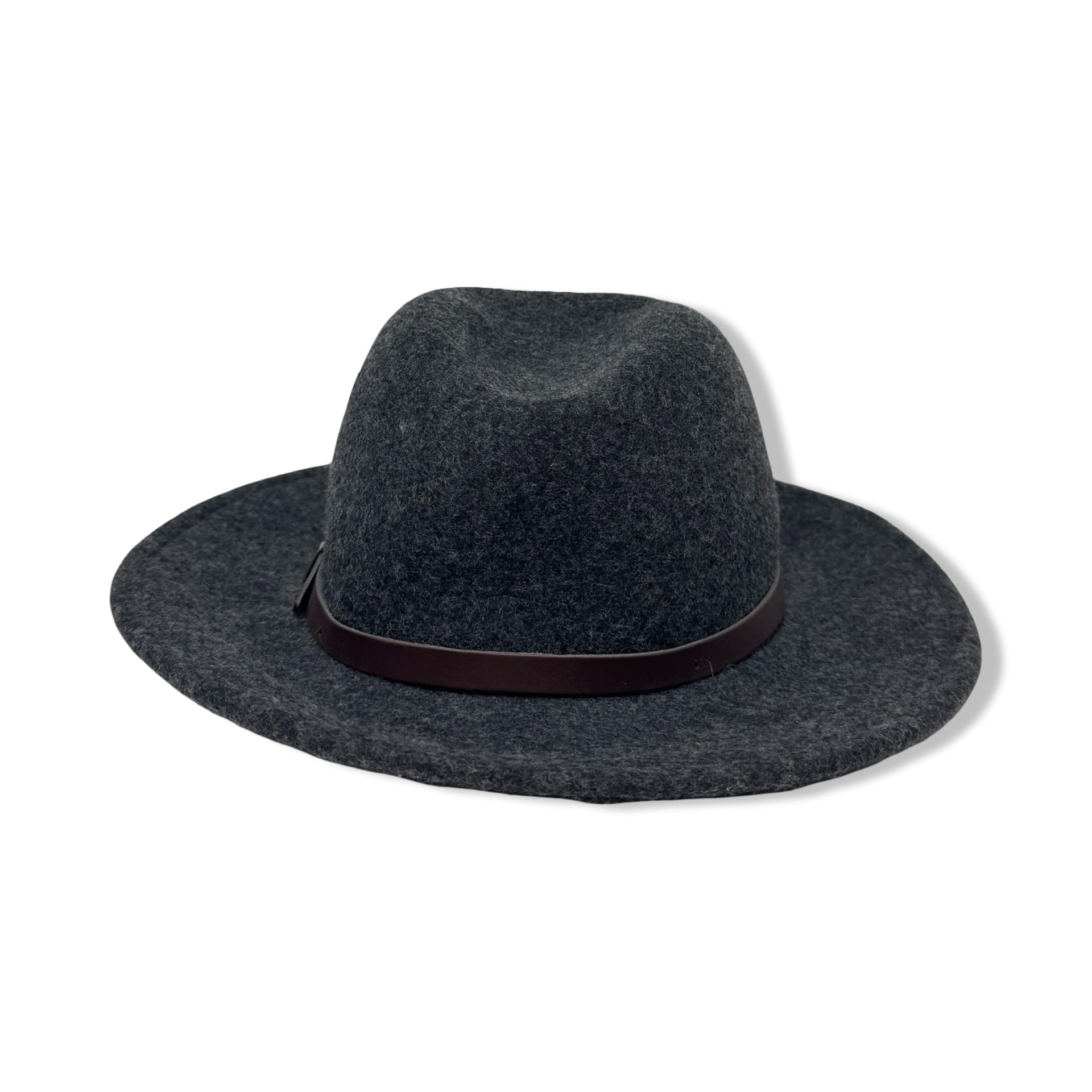 Wool Felt Charcoal Hat