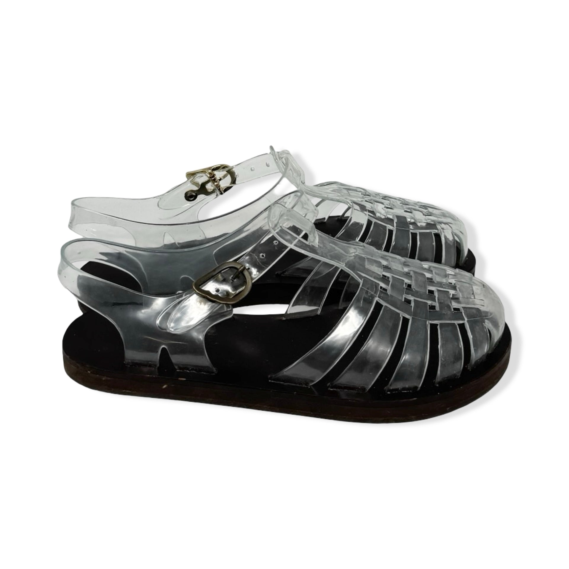 Ancient Greek Sandals Homeria Clear Jelly Sandals