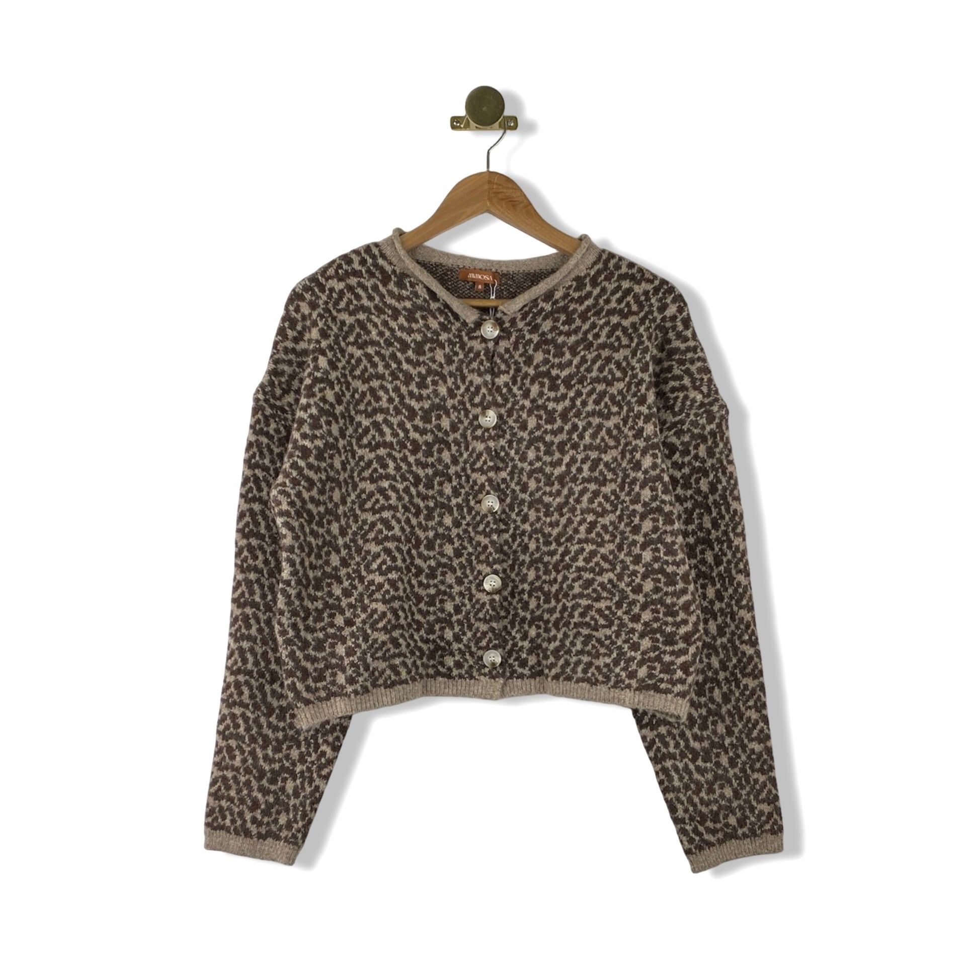 Mimosa Cheetah Print Knit Cardigan