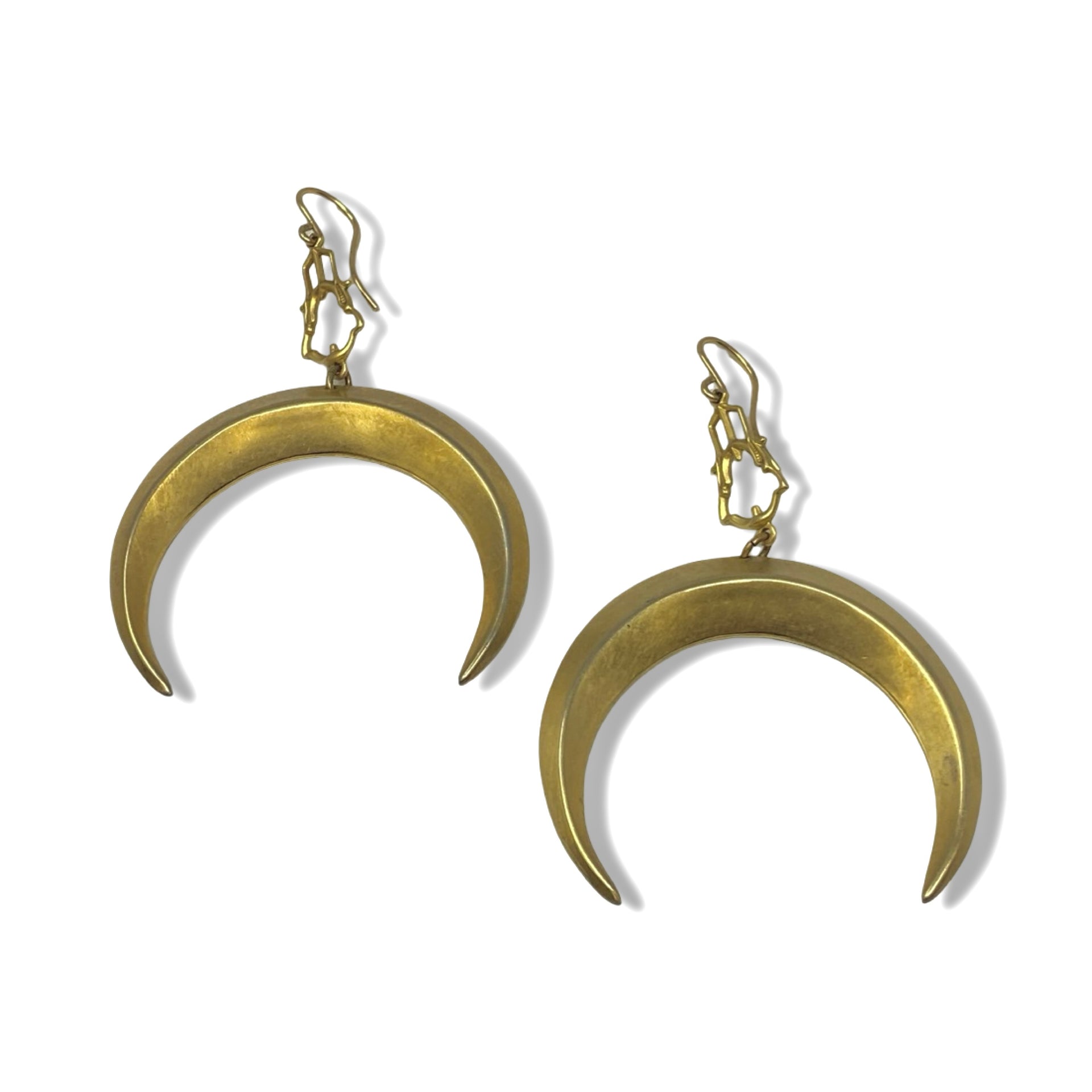 Crescent Moon Dangle Earring
