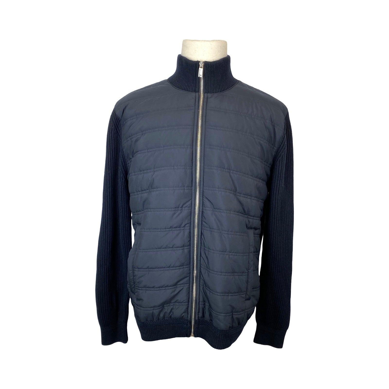 Reiss Trainer Zip-Thru Quilted Jacket