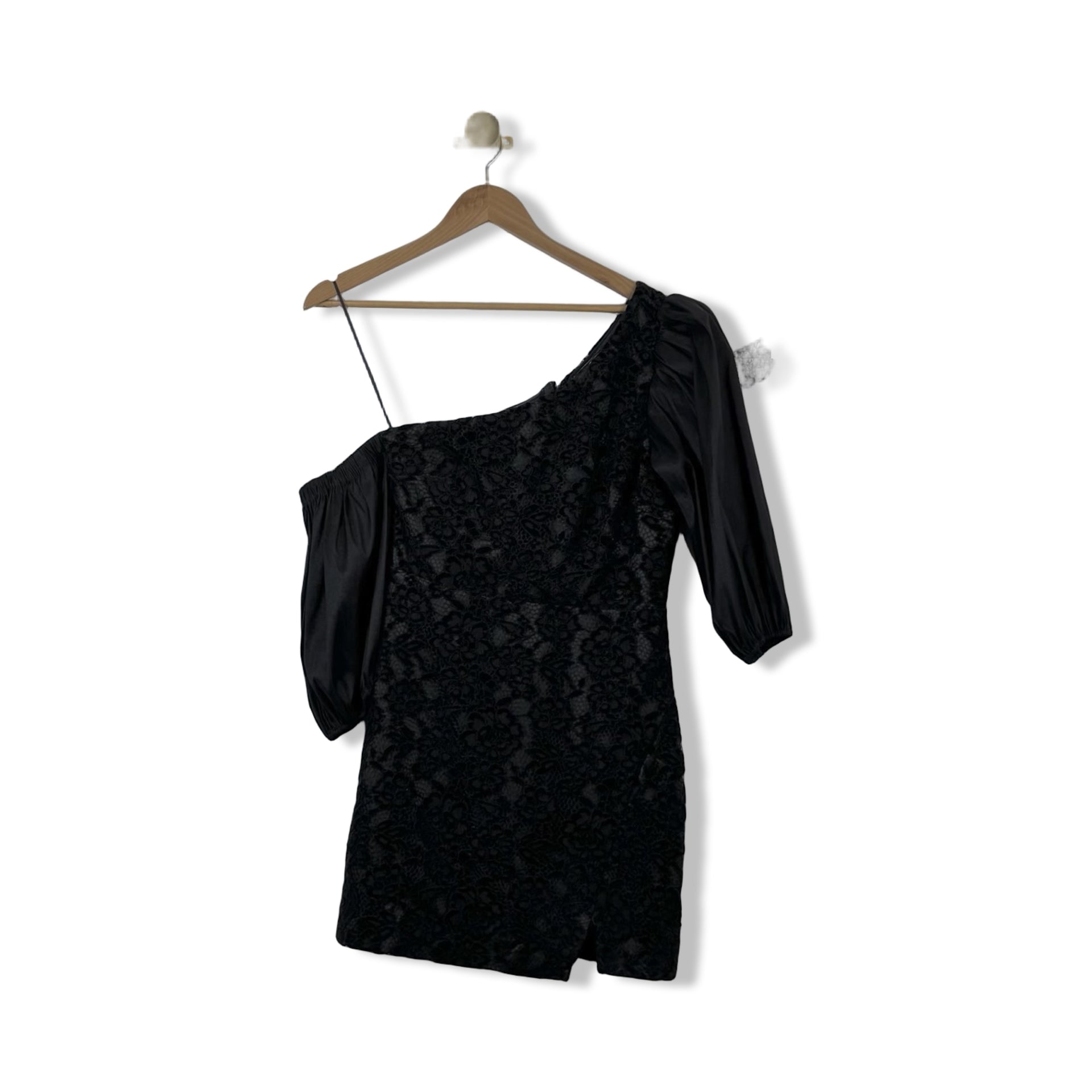 Likely Asymmetrical Lace Mini Dress