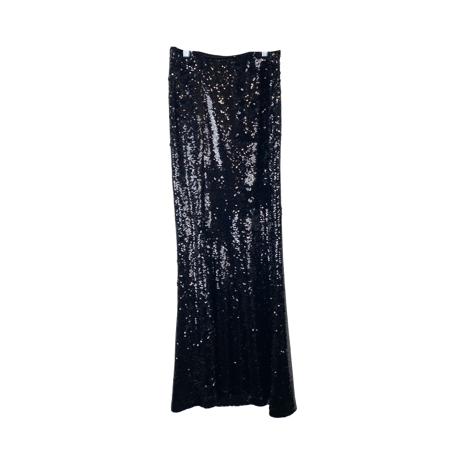 Johnny Wujek Sequined Maxi Skirt