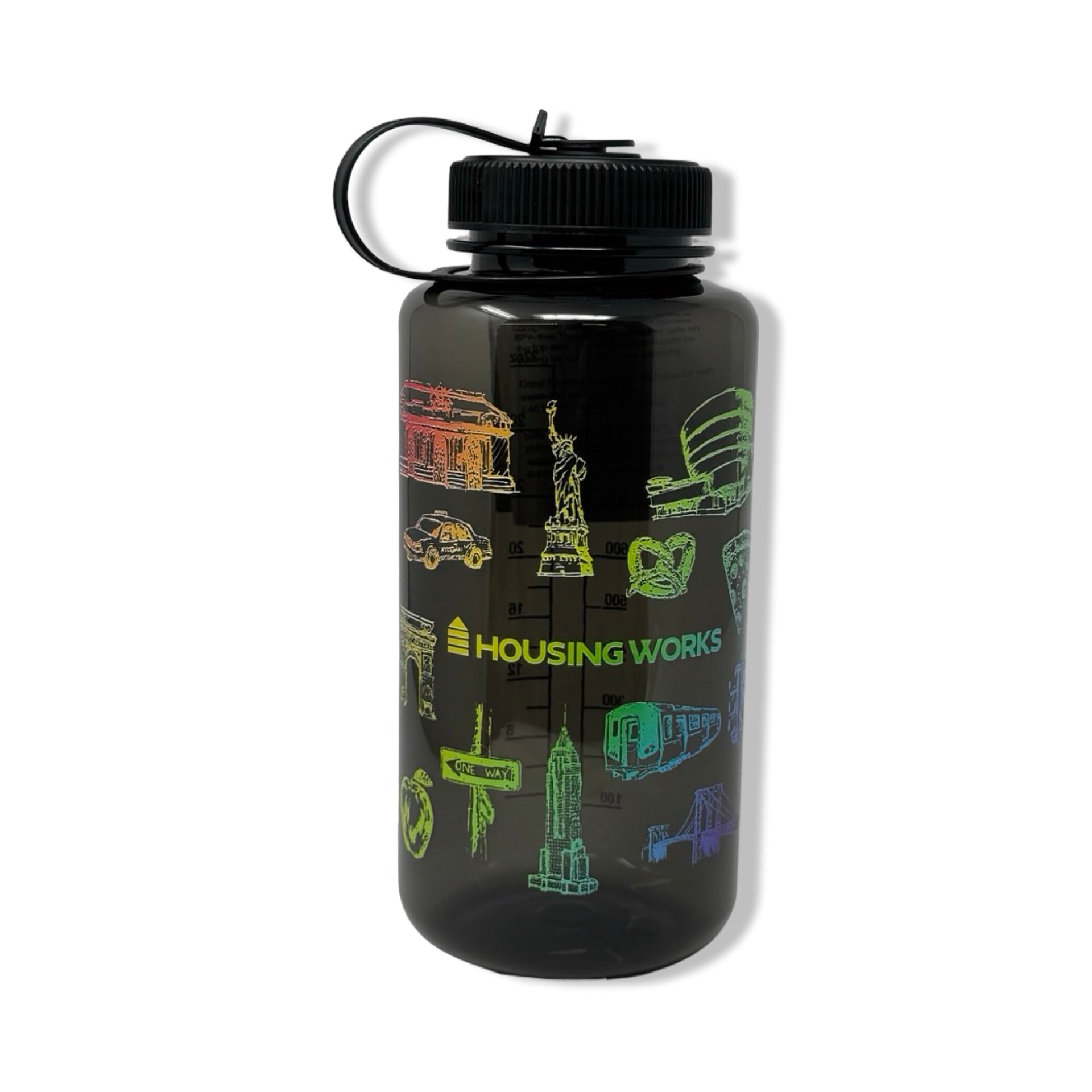 Housing Works New York City Graphics Water Bottle