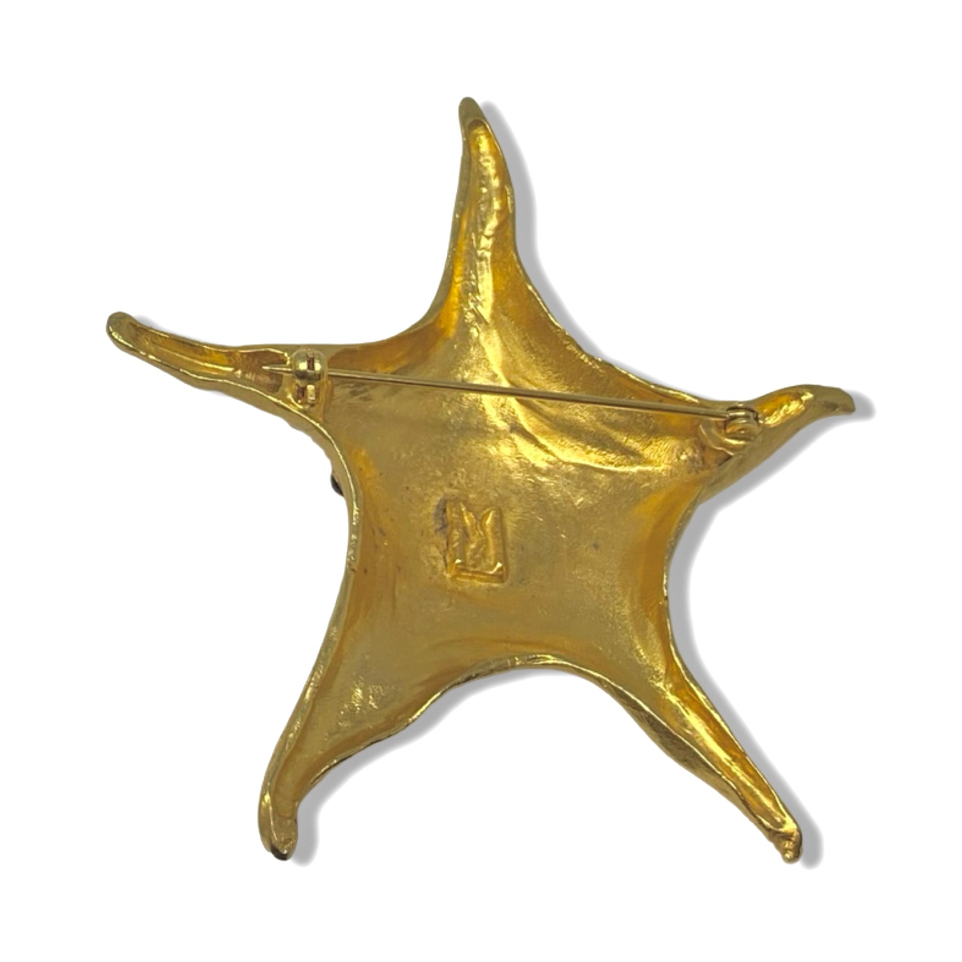 Dotted Starfish Brooch