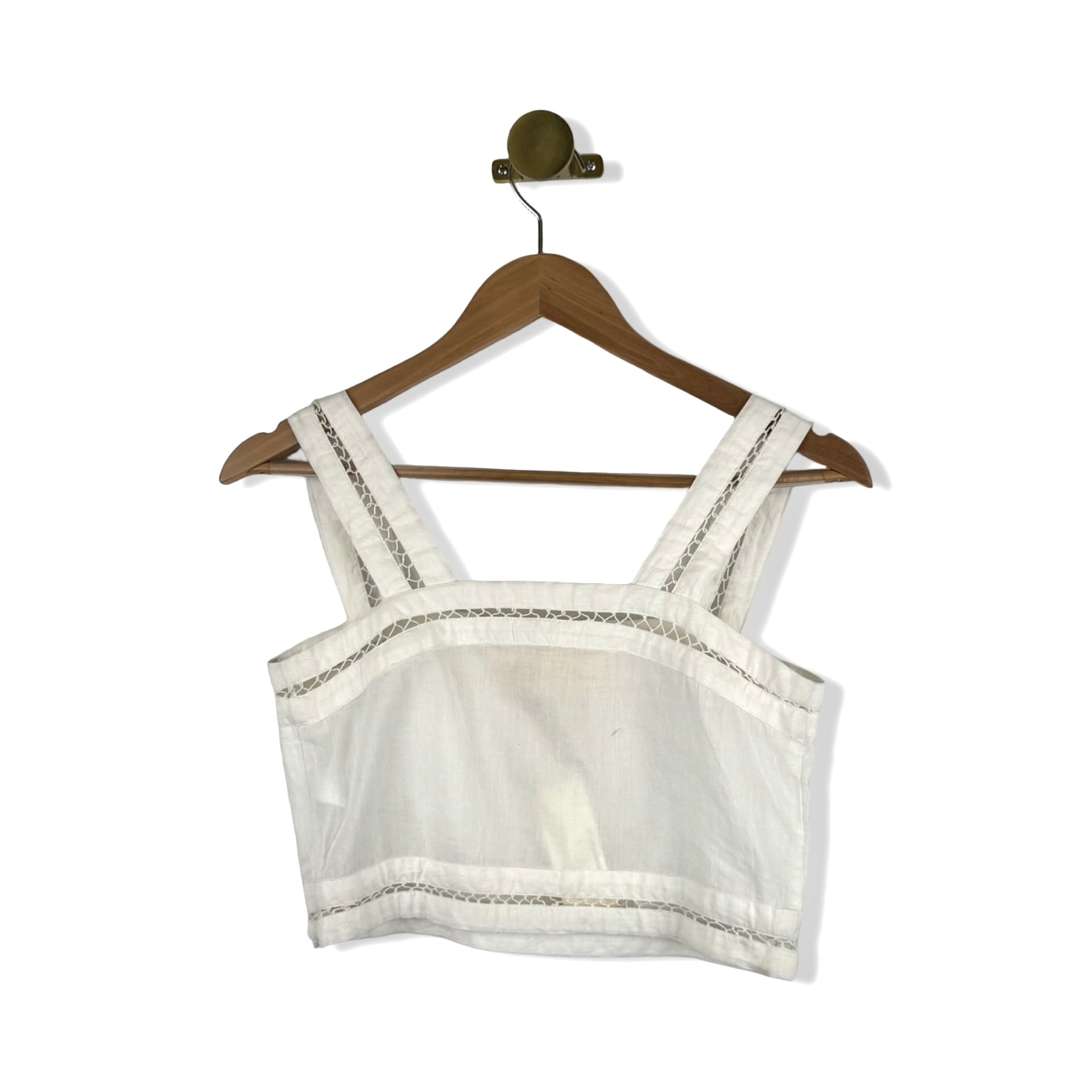 Jen's Pirate Booty Linen Crop Top