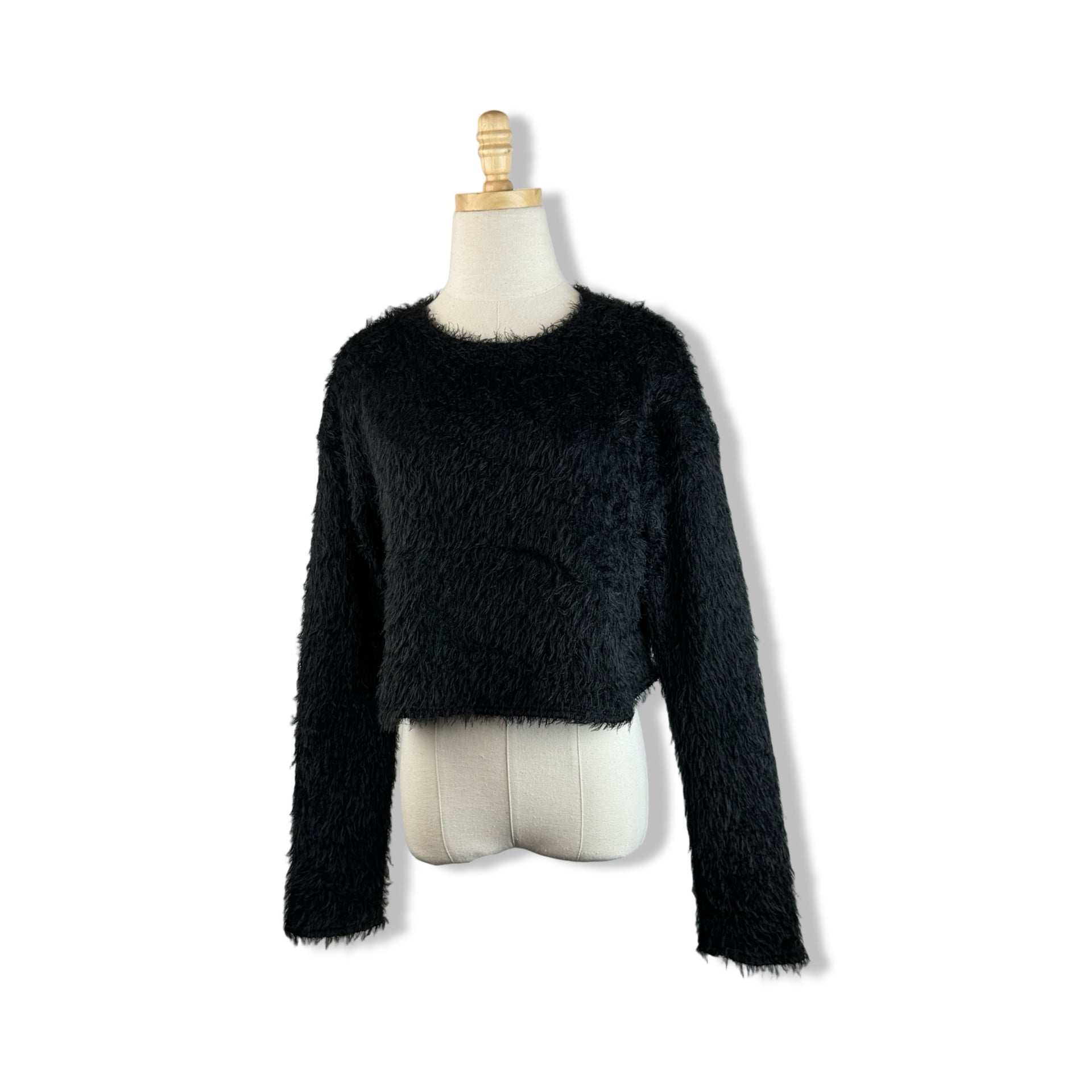 Aqua Fuzzy Sweater
