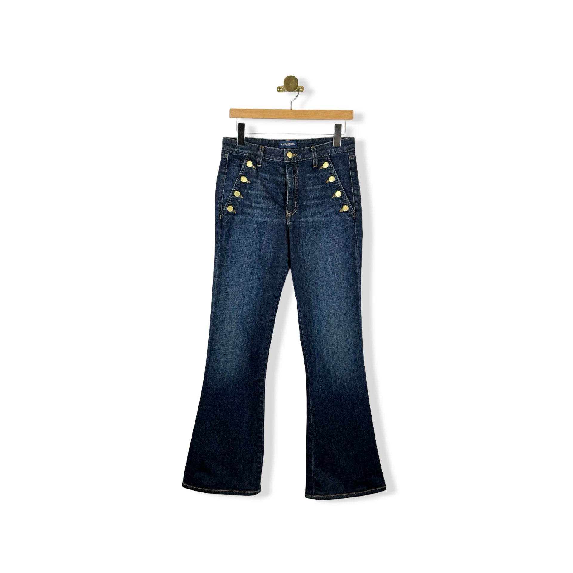 Ramy Brook Multi Button Flare Jeans