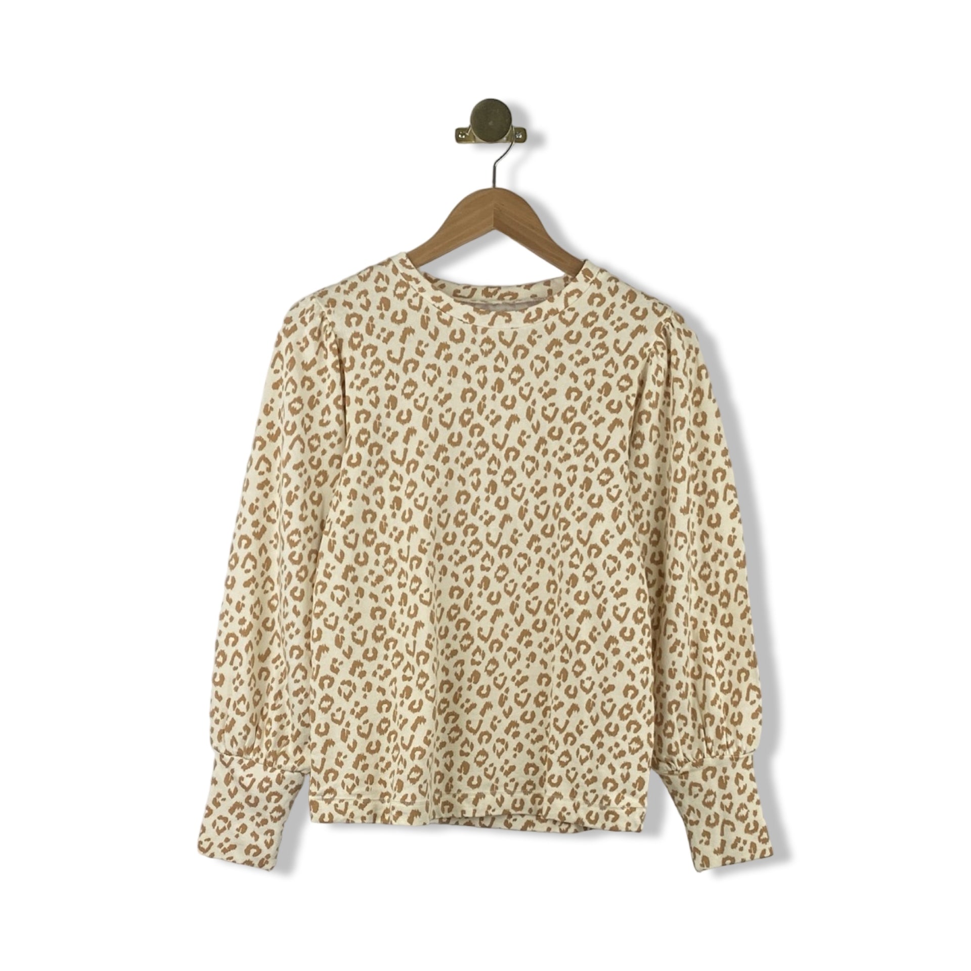 Grey State Leopard Elsye Top