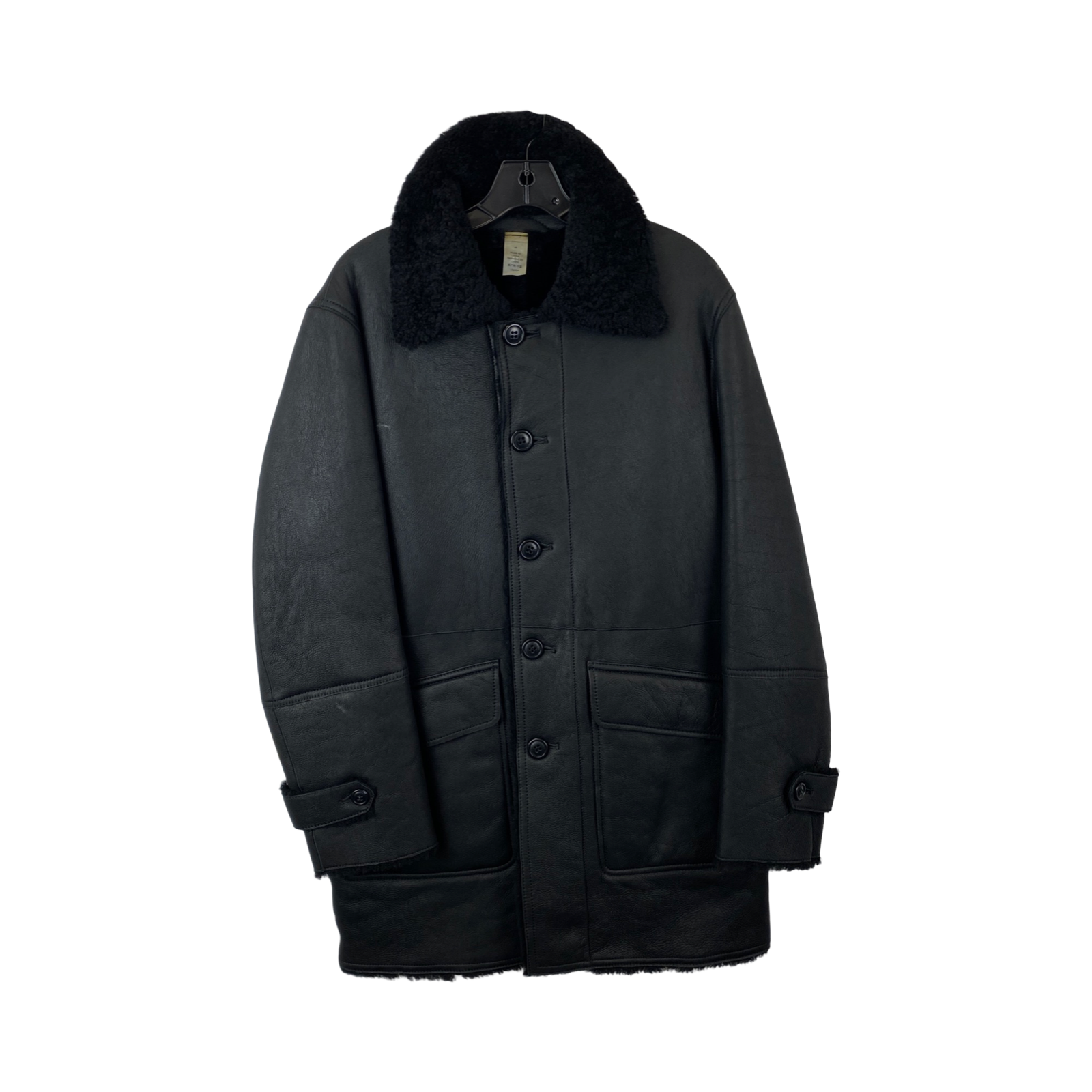 Coach Black Reversible Shearling Coat