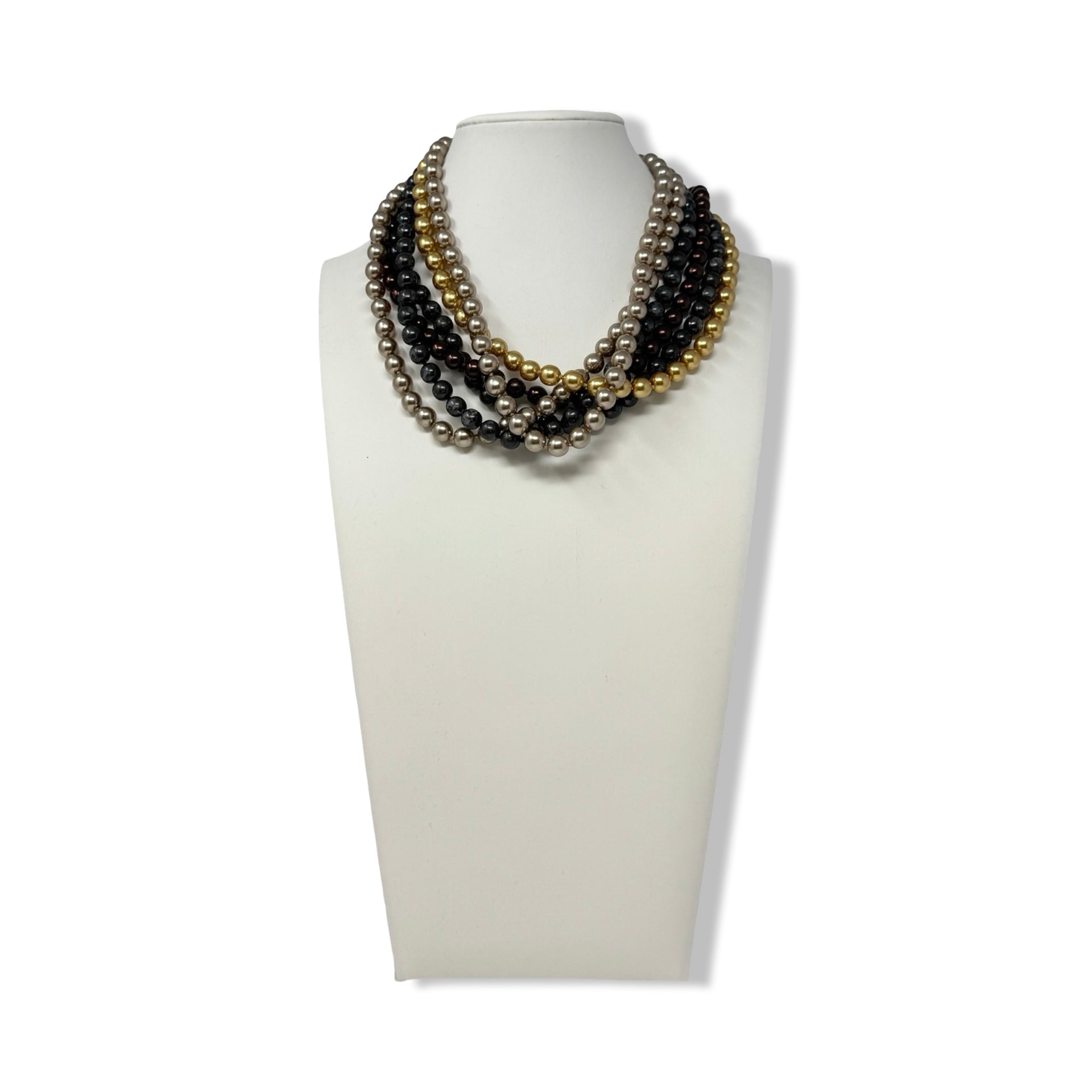Kenneth Lane Multicolor Multistrand Necklace