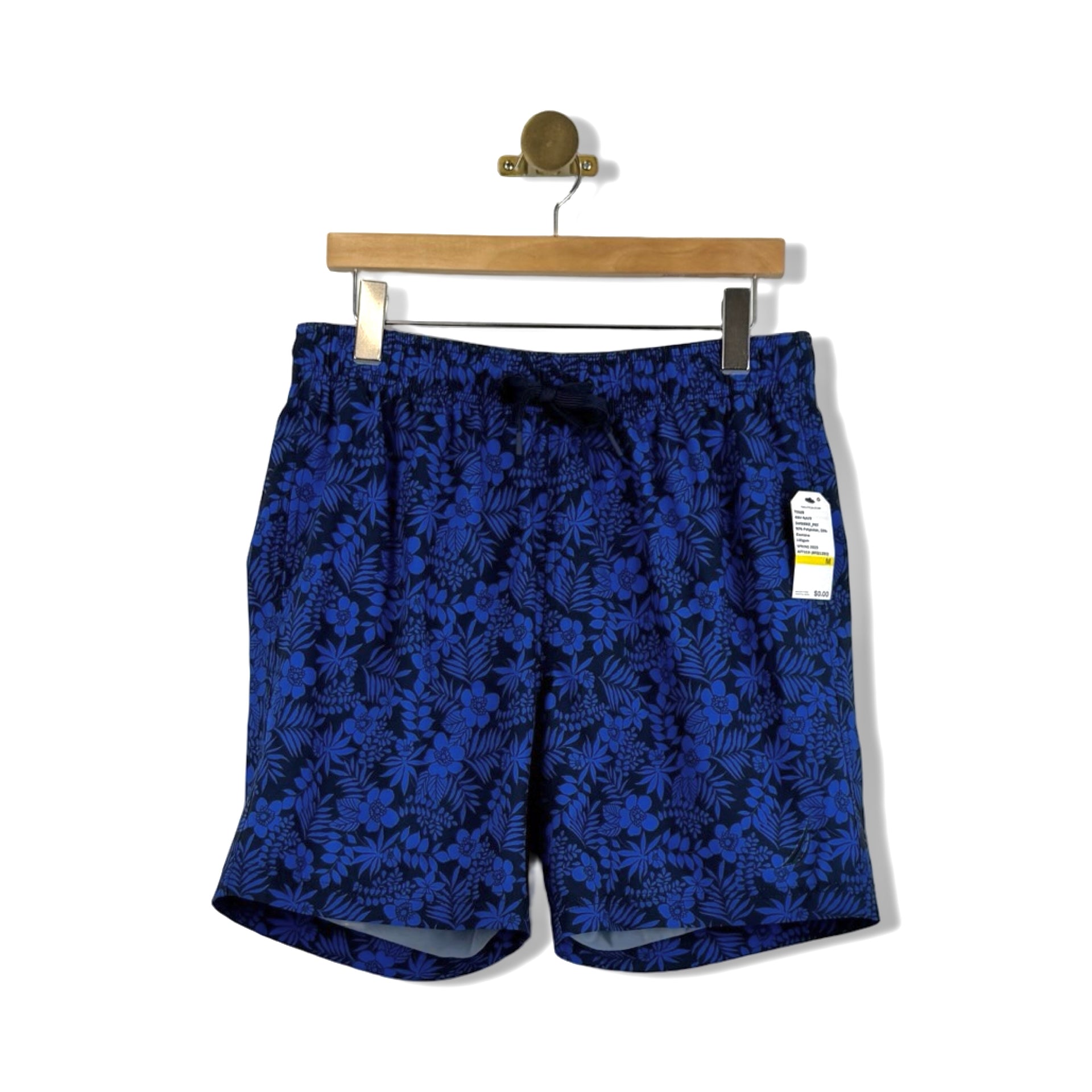 Nautica Classic Fit Floral Print Swim Trunks