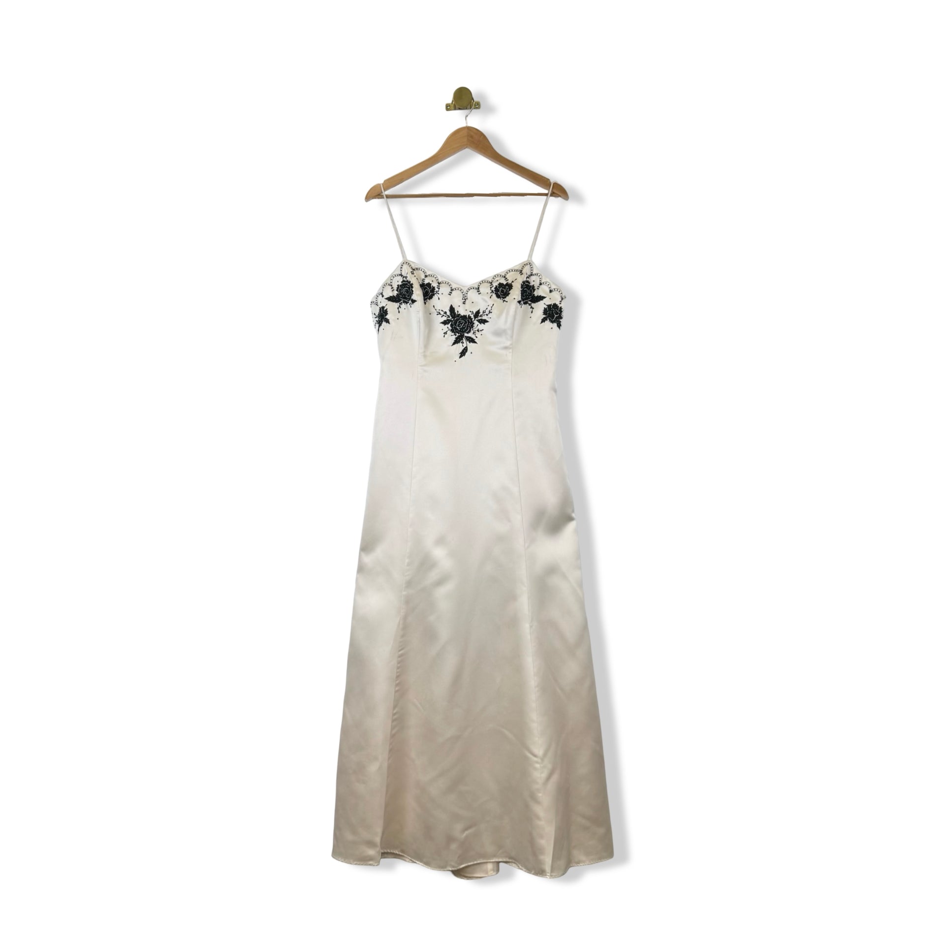 Xscape Floral Beaded Gown