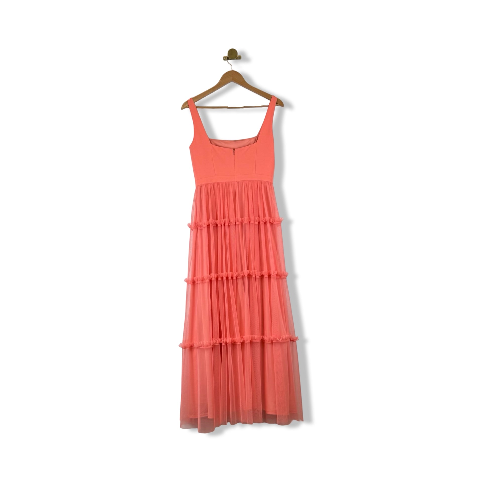 Aiden Aiden Mattox Tulle Tiered Gown