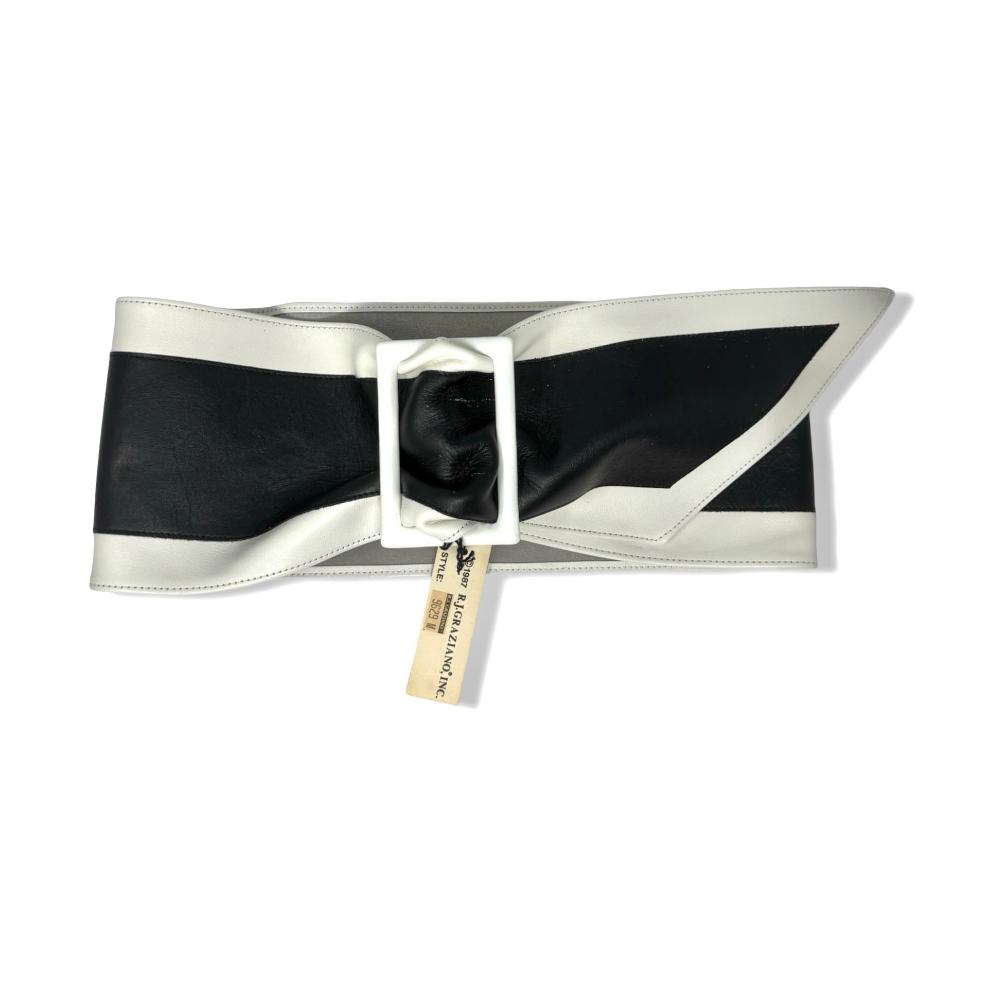 Vintage R.J. Graziano '87 Colorblock Waist Belt