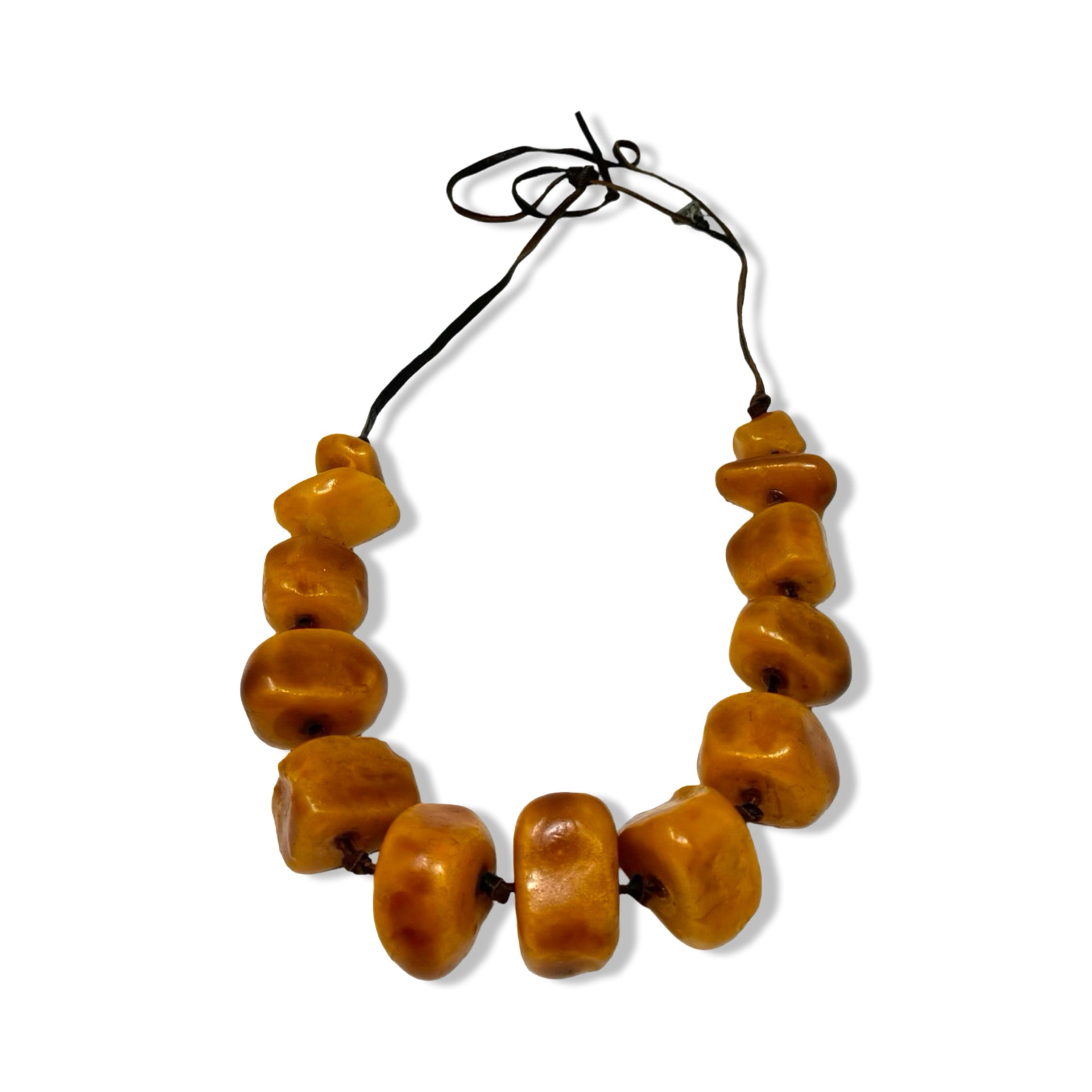 Monies Amber Stone Necklace