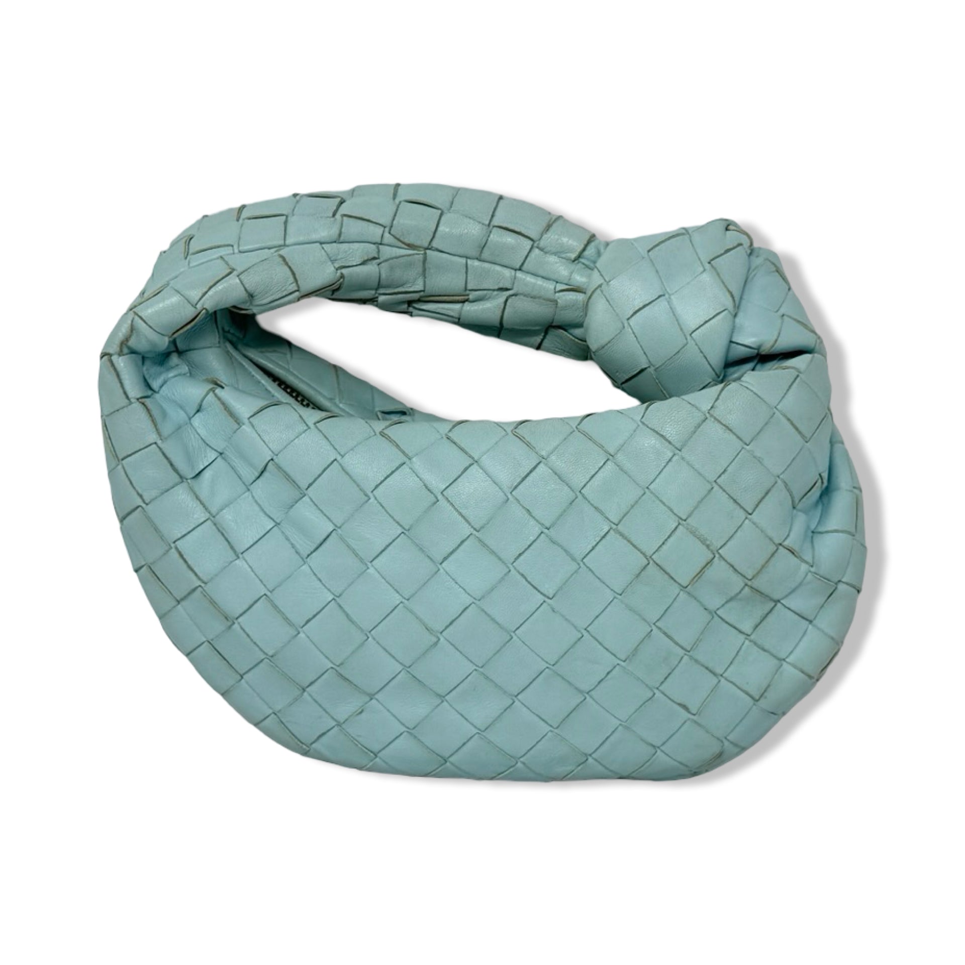 Bottega Veneta Blue Mini Jodie Bag