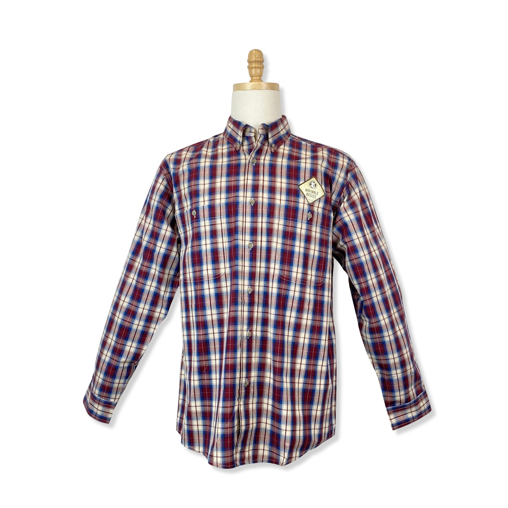 Wrangler Wrinkle Resist Plaid Shirt