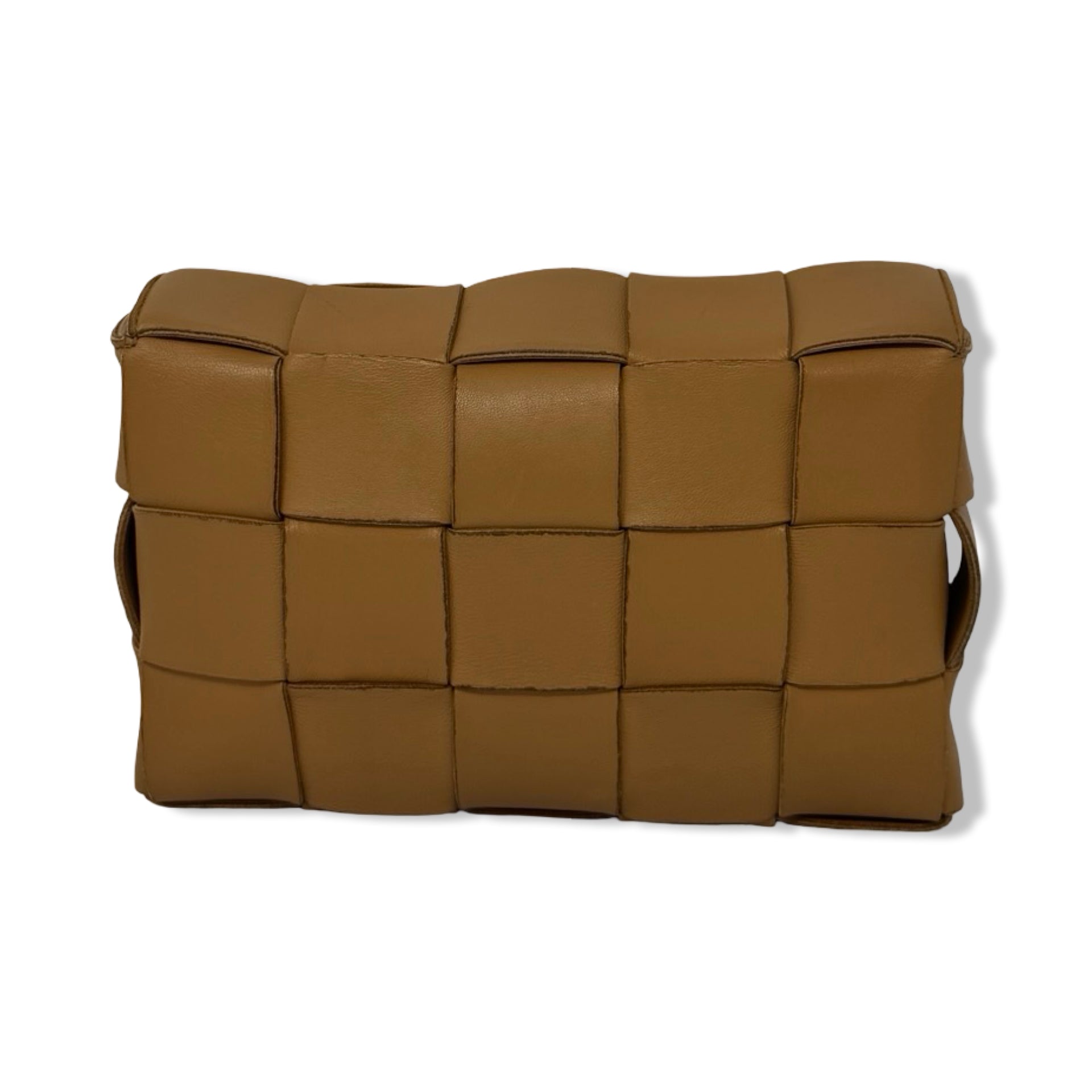Bottega Veneta Tan Cassette Crossbody