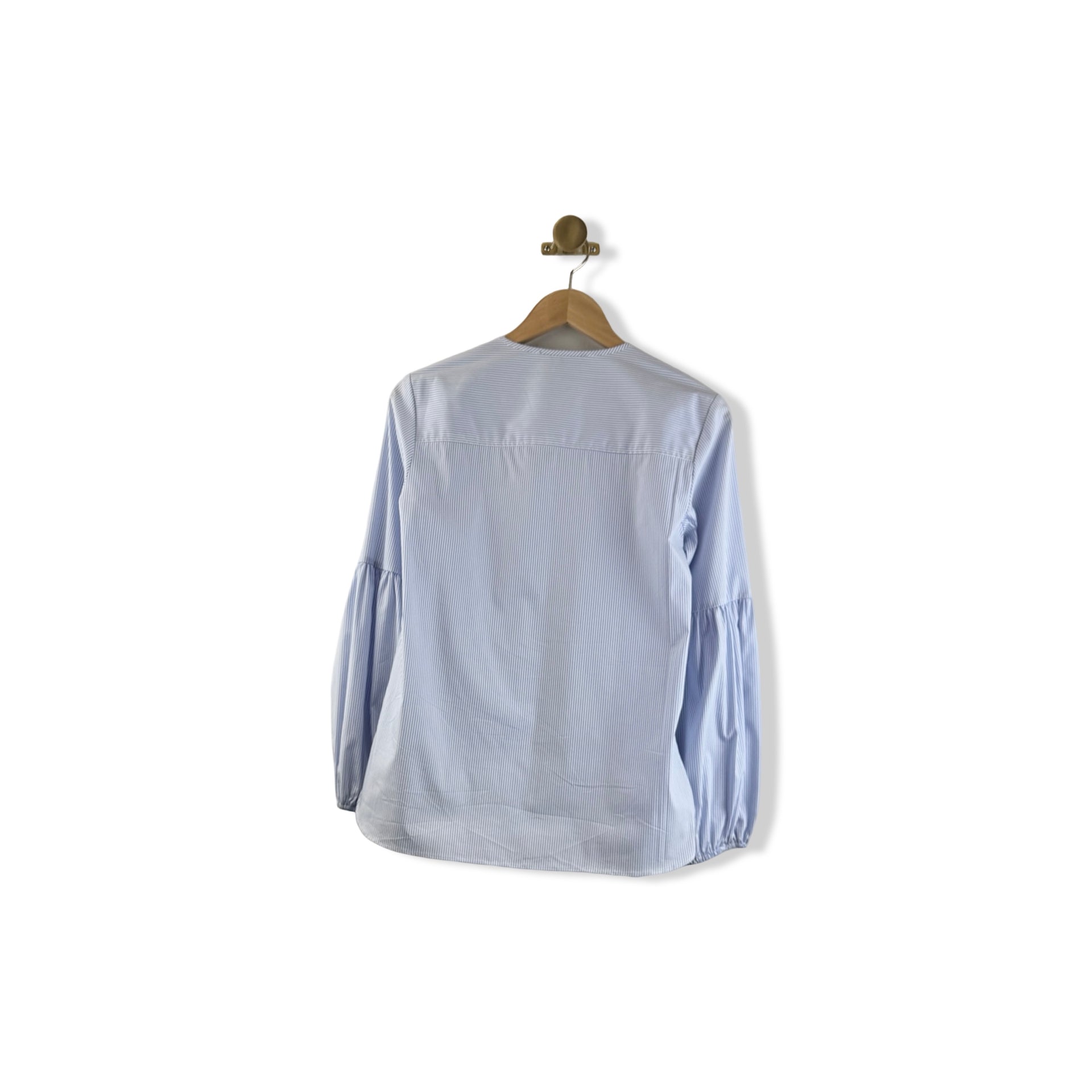 Elliott Lauren Striped Hidden Placket Shirt