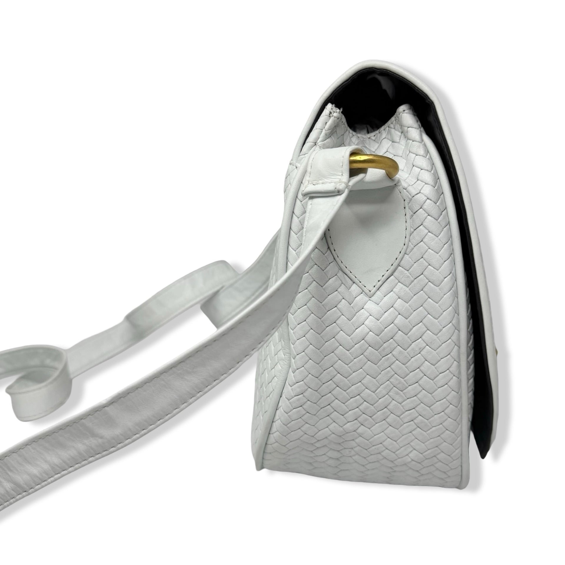 Vintage R.J. Graziano  Woven Seashell Crossbody Bag