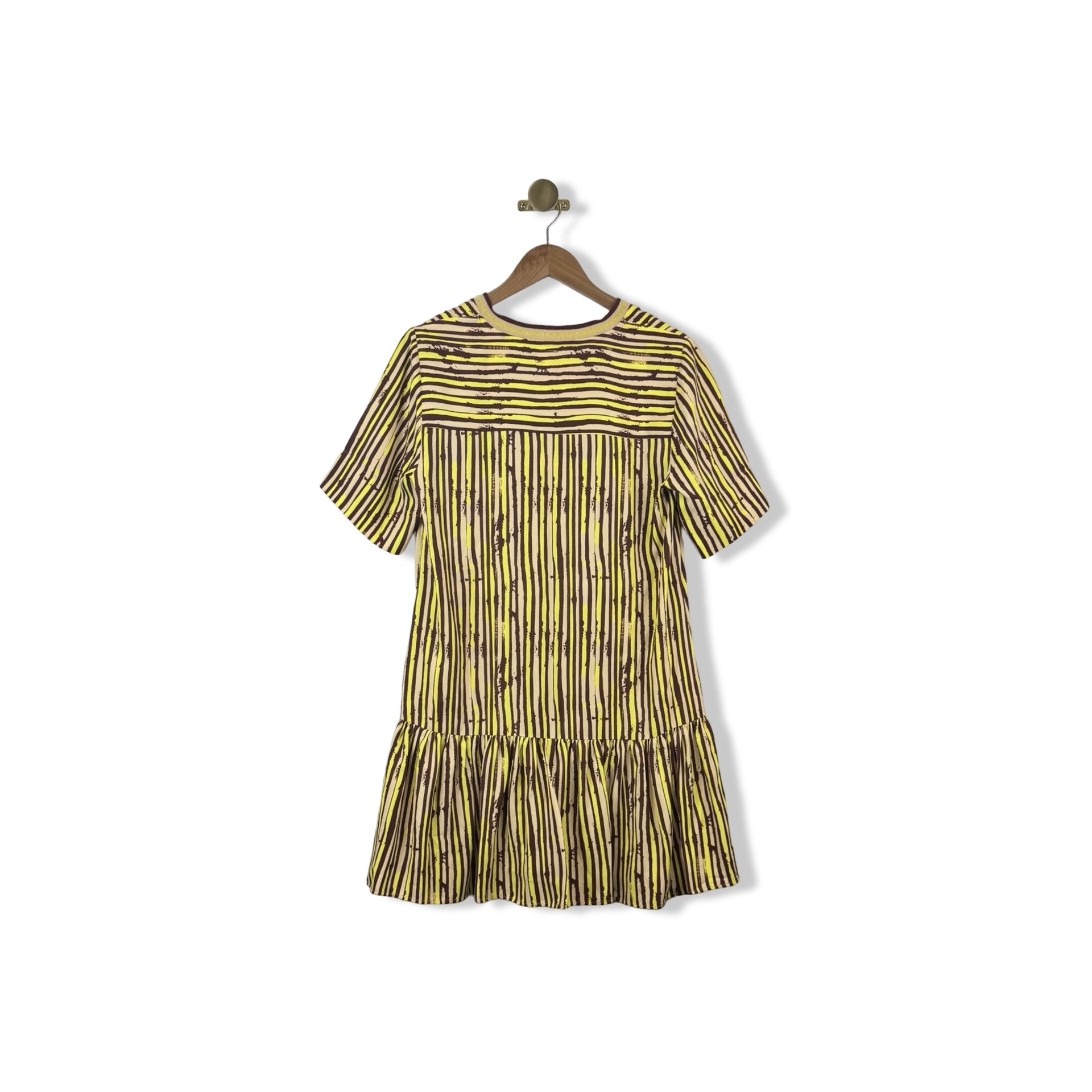 Exquise Striped Dropwaist Dress