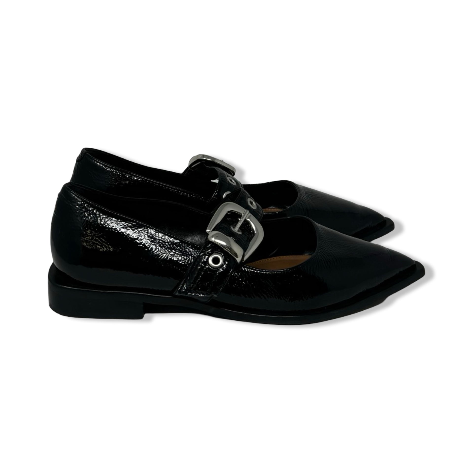 Maeve Moto Mary Jane Flats