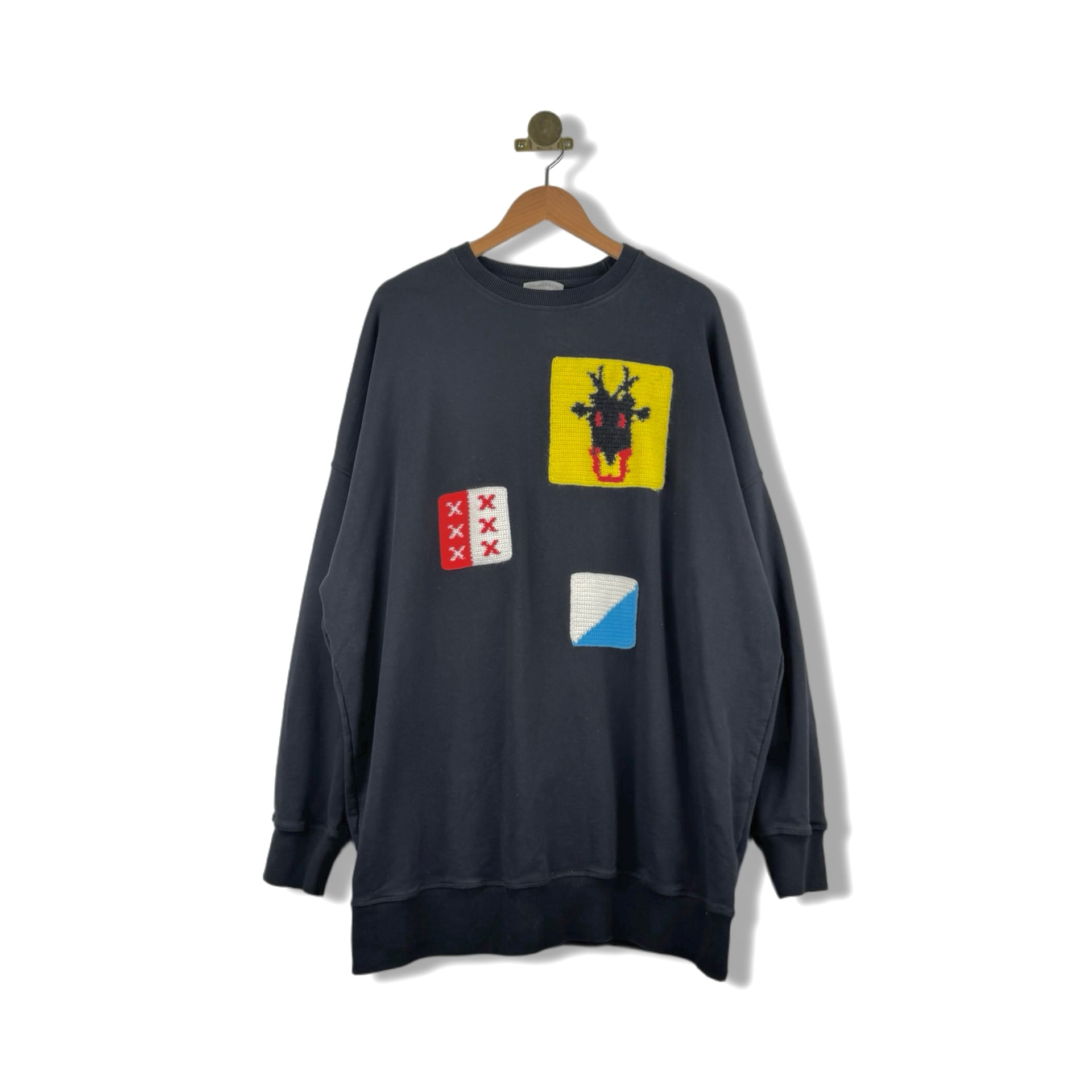 J.W. Anderson Oversized Crochet Patchwork Sweater