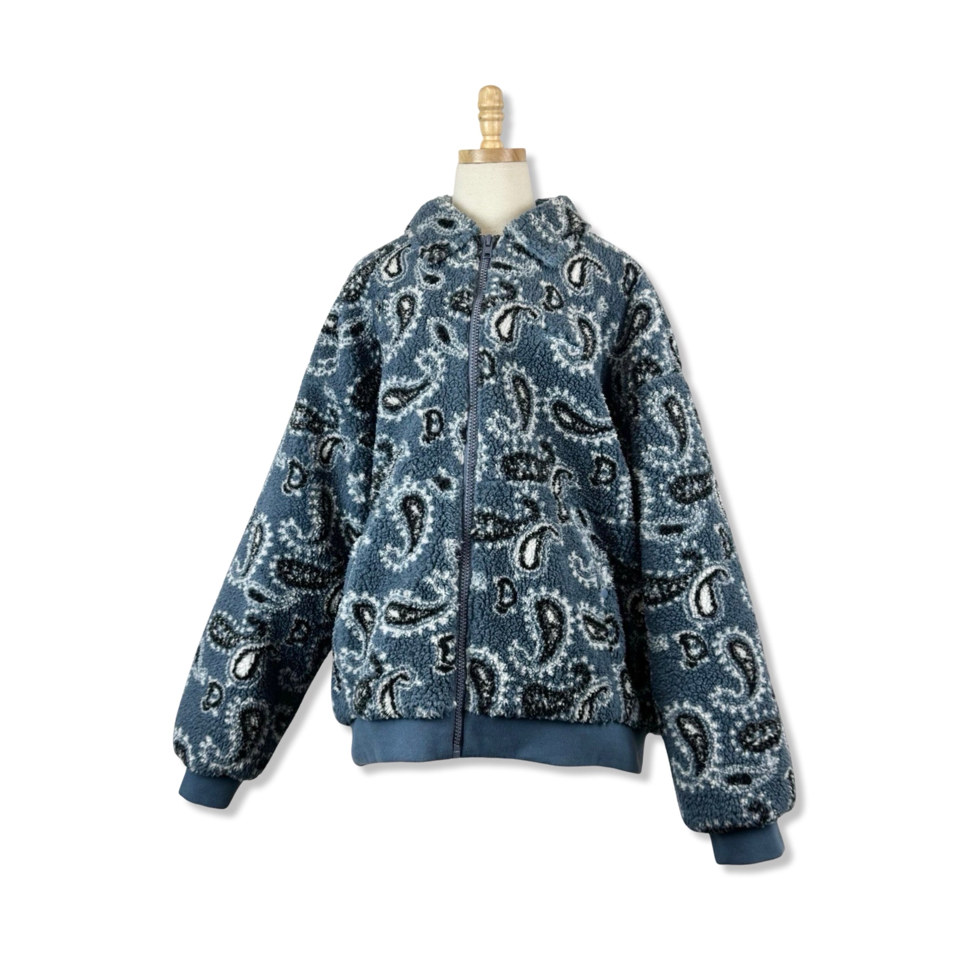 Iets Frans Paisley Zip up Fleece