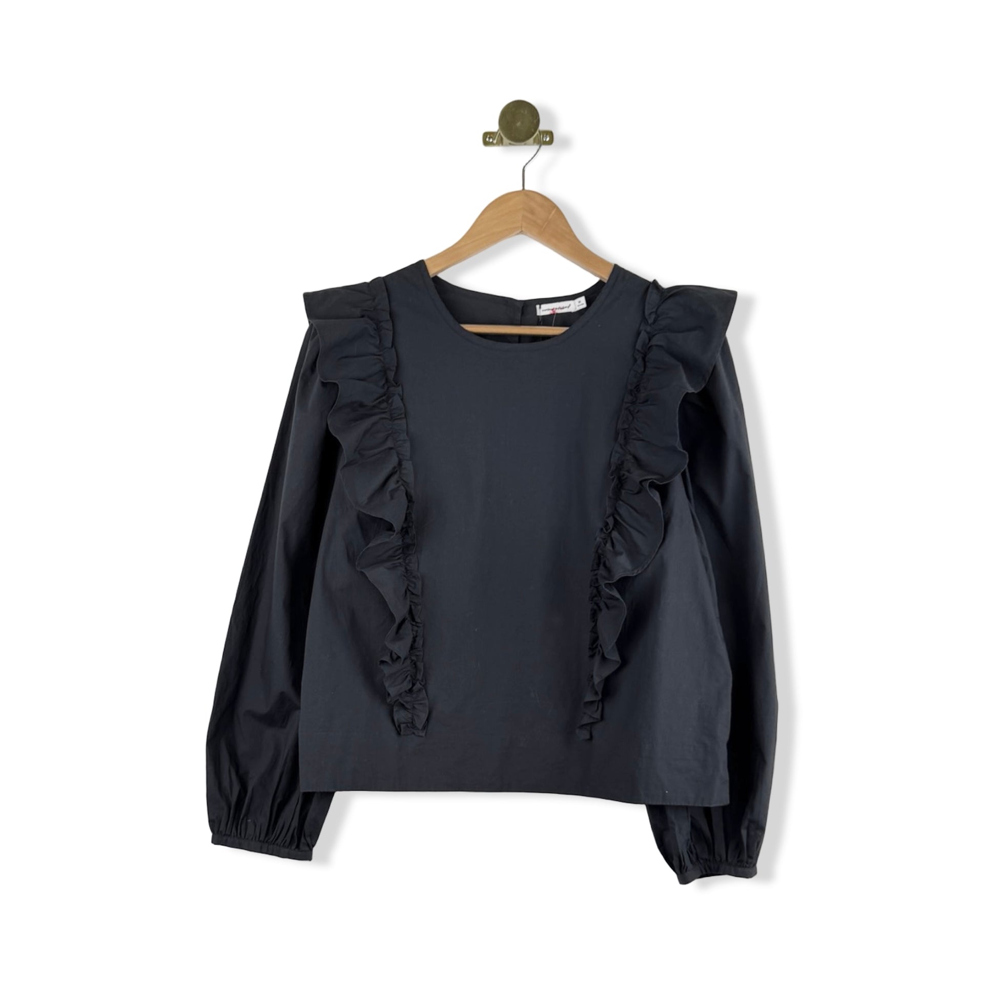 Unsubscribed Ruffle Sleeve Blouse