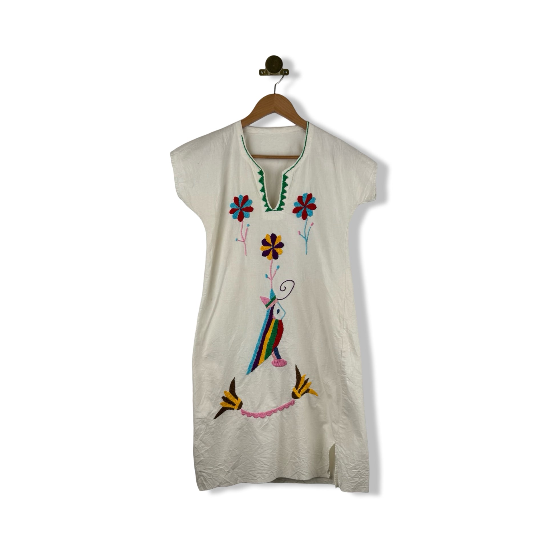 Vintage Embroidered Tunic Dress