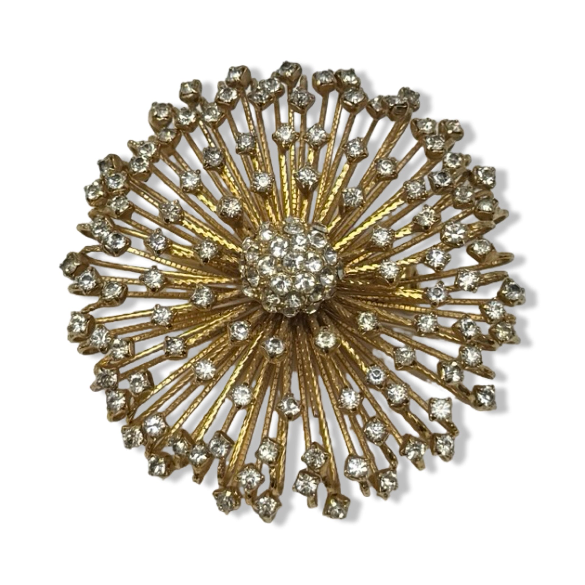 Vintage Warner Starburst Brooch