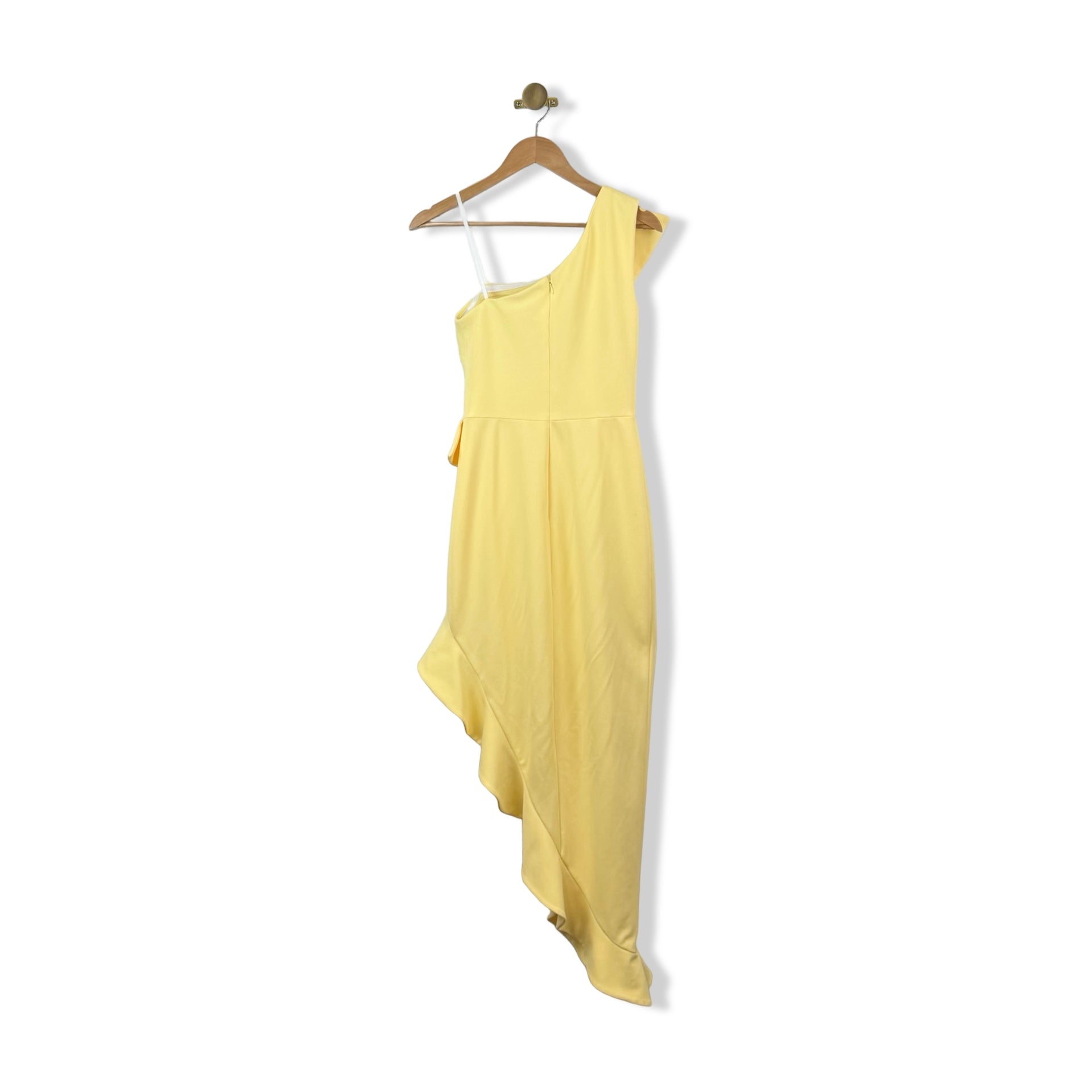 Betsy Adam Ruffle Maxi Dress